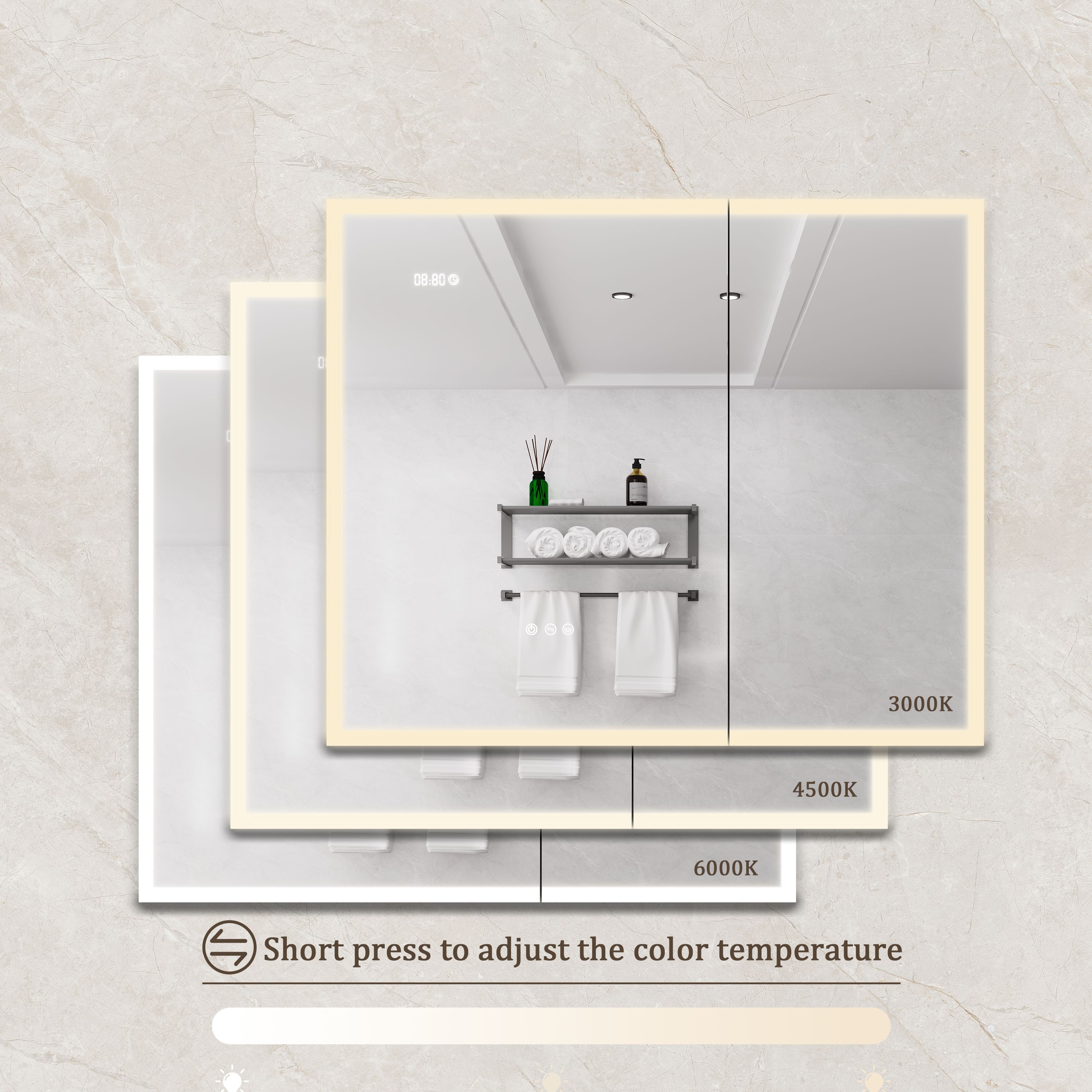 WELLFOR AMYD04-3630 Bathroom-Medicine-Cabinets - View #5