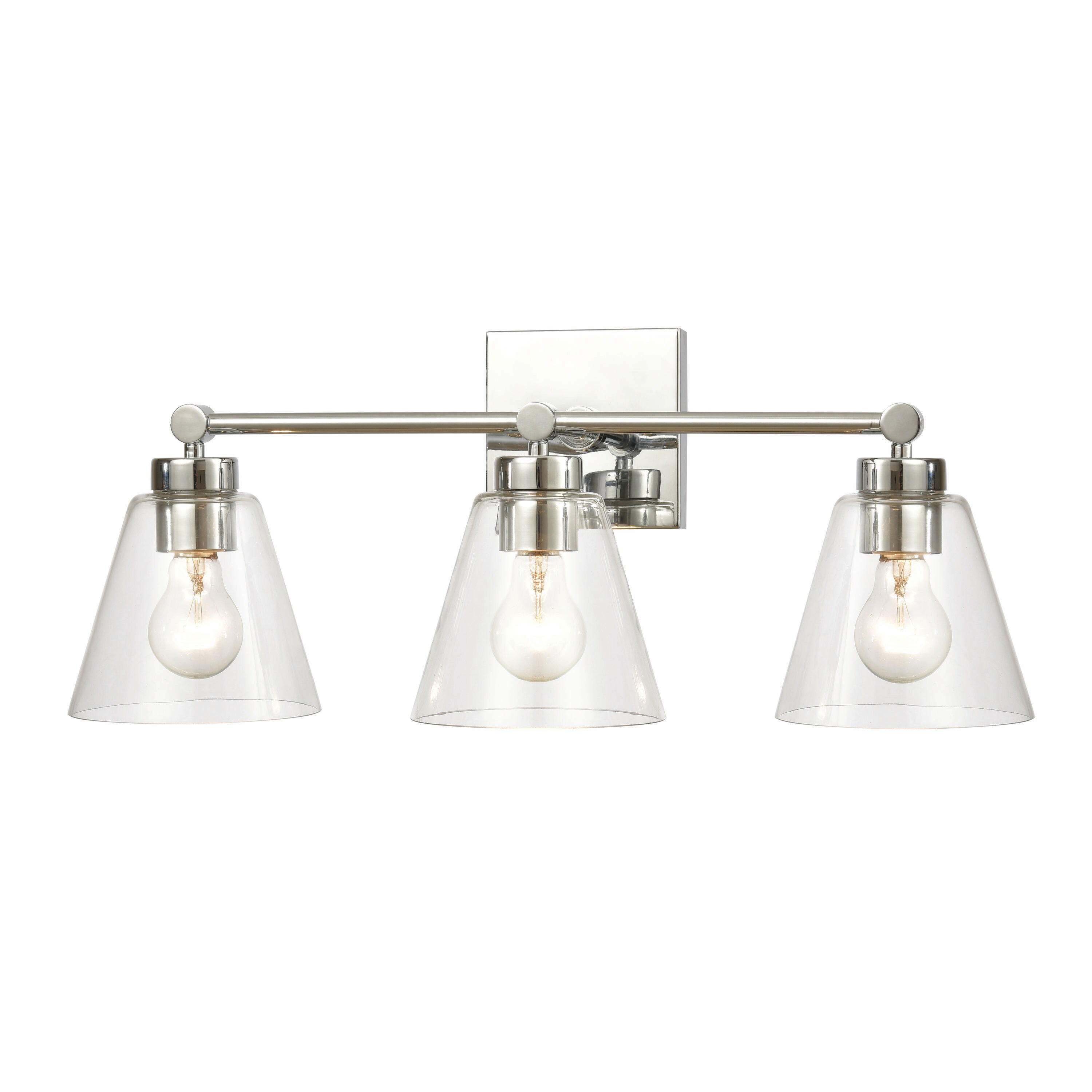 Westmore by ELK Lighting LWVL-220308145 Gilbert 24-in 3-Light Polished Chrome LED Transitional Vanity Light