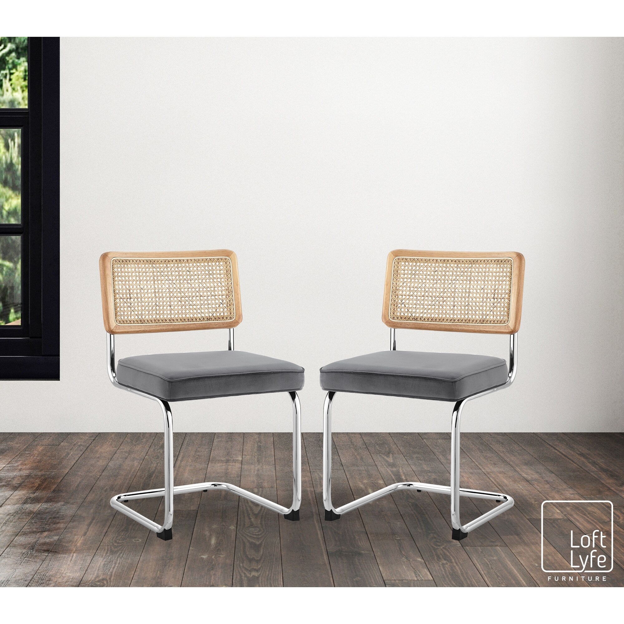 Loft Lyfe DC465-02GR-LS Dining-Chairs - View #7