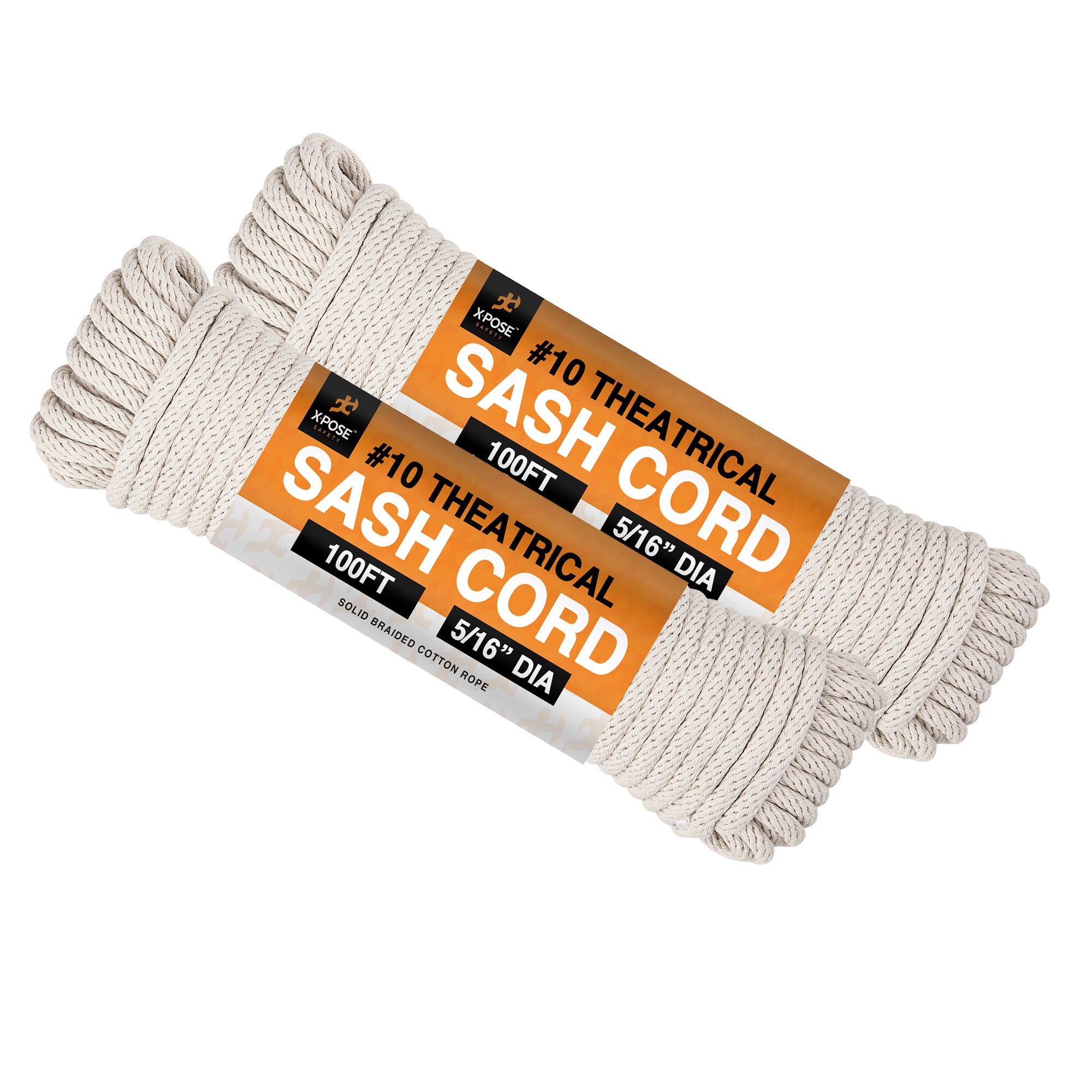 XPOSE SAFETY WSC516-100-2-X-S 0.3125-in x 100-ft Nylon Rope (By-the-Roll)