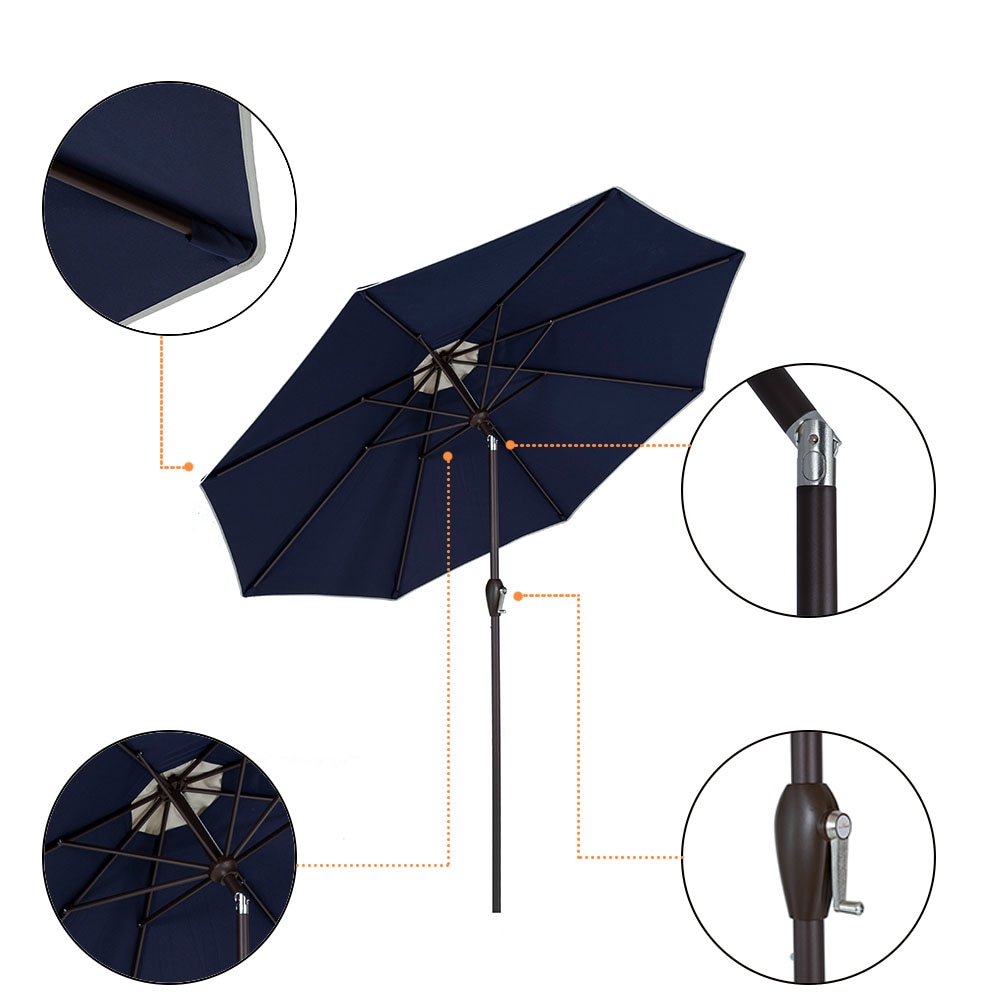 PolyTeak UMBL-9FT-NVB Umbrellas-2 - View #4