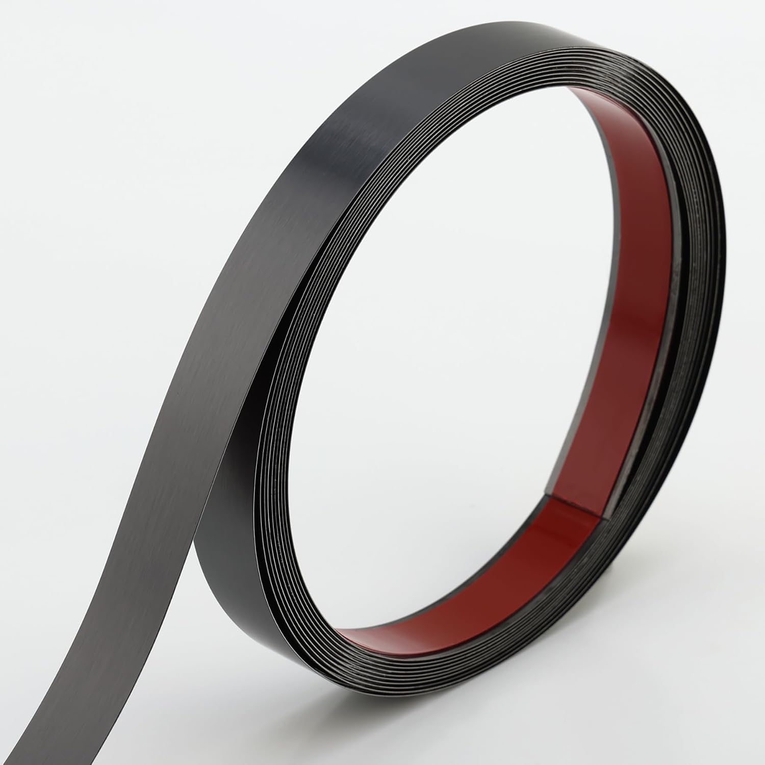 Gaahing Peel and Stick Brushed Stainless Steel Wall Trim Molding 16.4 ft x 0.4 in Flexible Self-Adhesive Metal Strip for Fireplace Mirror Frame Furniture and Wall Decor