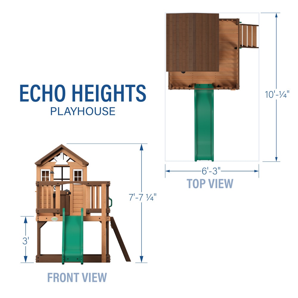 Backyard Discovery 2102316COM playhouses - View #3