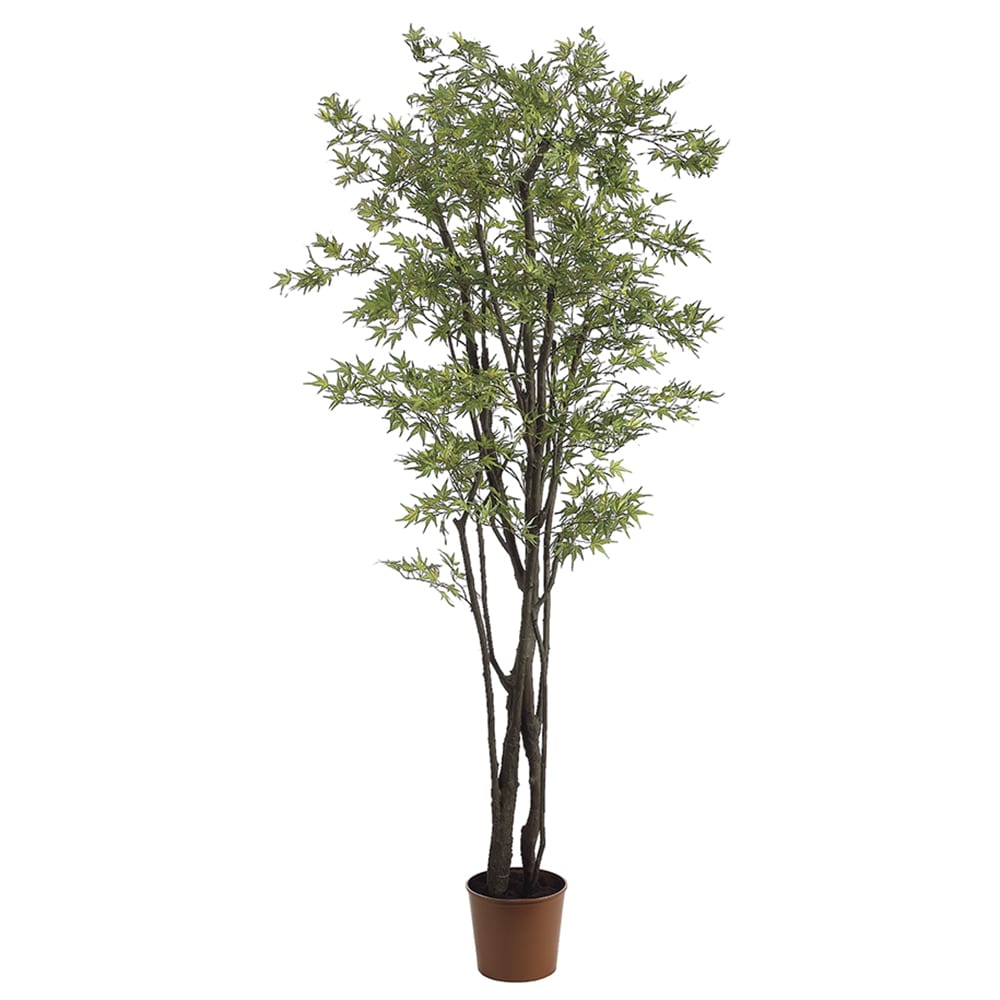Allstate Floral LTM616-GR/BR 72-in Green Brown Indoor Floor Fir Artificial tree