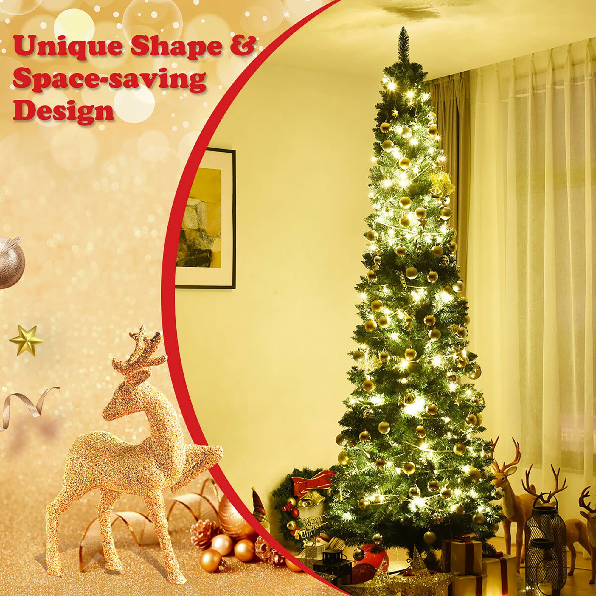Forclover ALHY-656CM Artificial-Christmas-Trees - View #2