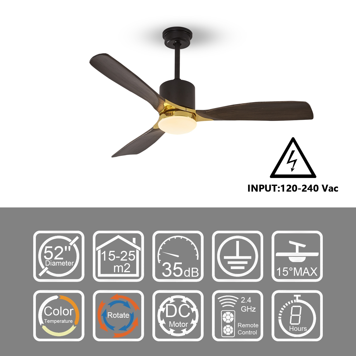 Kahomvis GLB-QPZP-3DXXX Ceiling-Fans - View #5