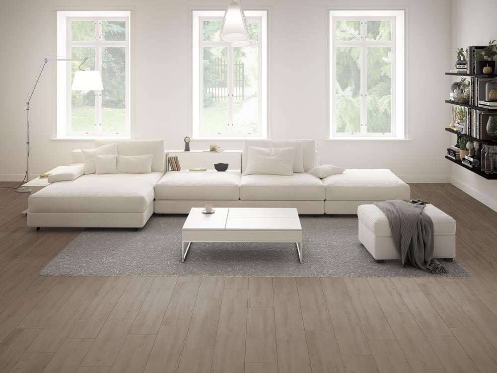 Raskin Industries CRX-514S (Sample) Ceramix Mykonos Gray Wood look 20.0-mil Waterproof and Water Resistant Glue down Luxury Vinyl Plank