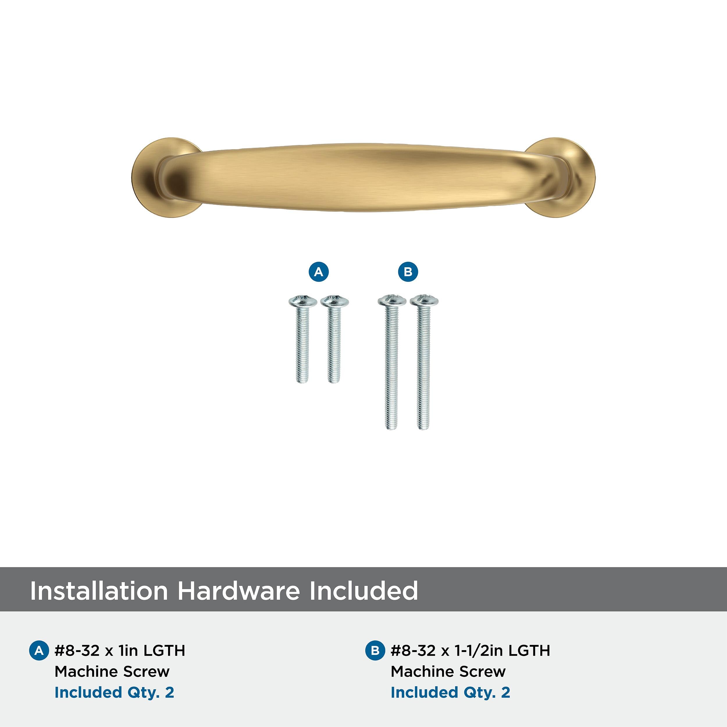 Champagne Bronze 3" Center-to-Center Cabinet Pull
