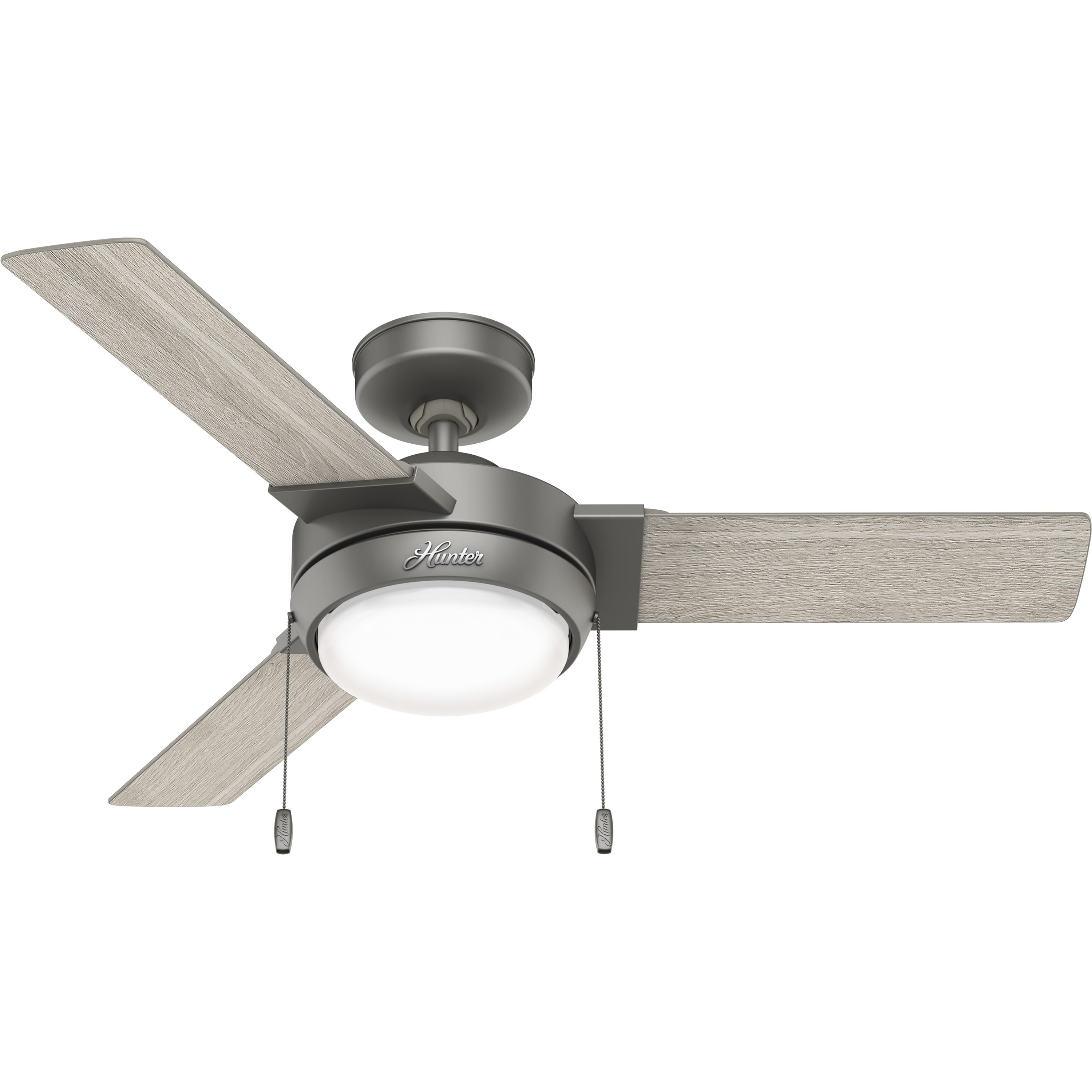 hunter ceiling fan light very dim