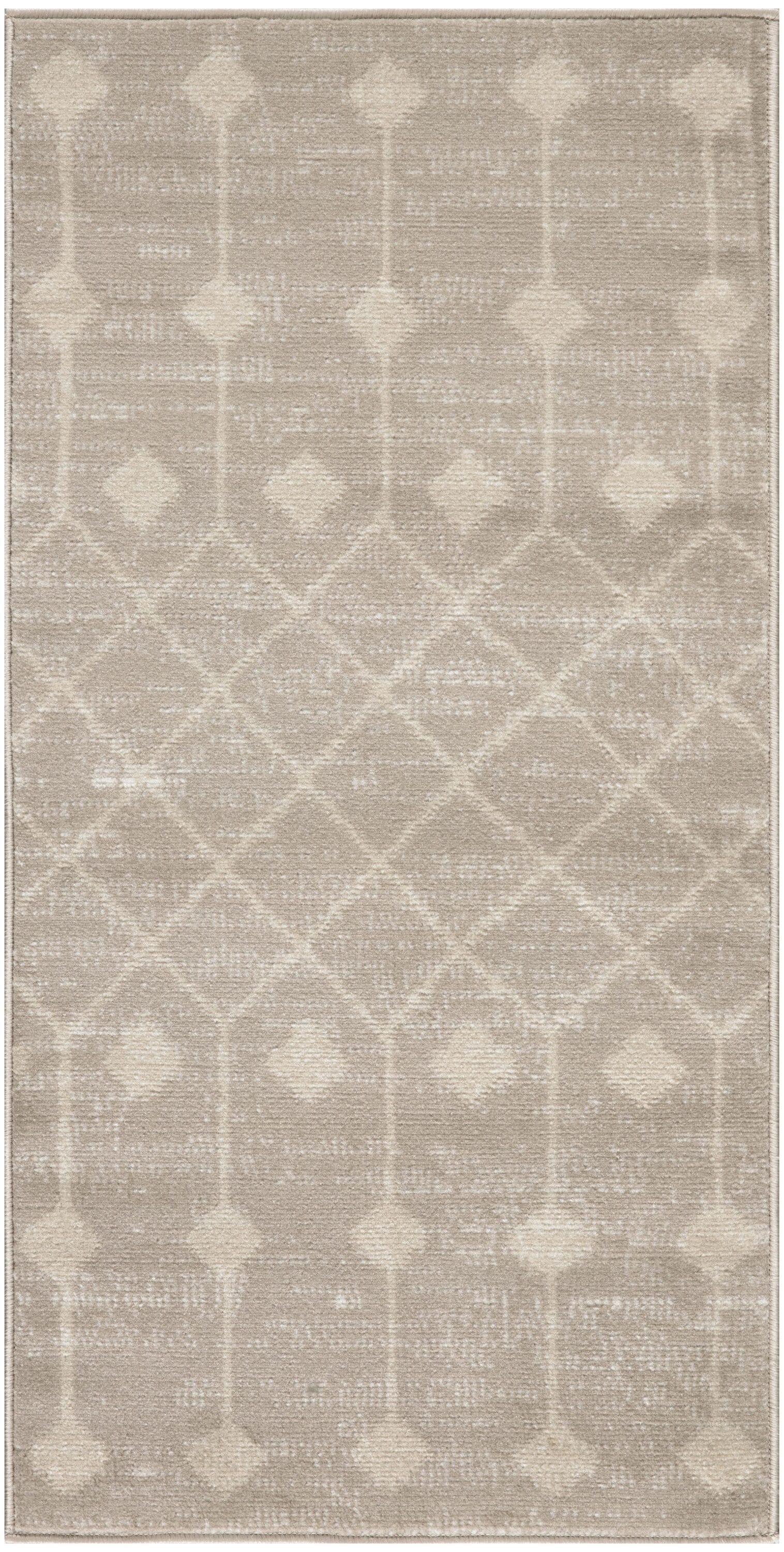  Home Grafix 2 x 4 ft Beige Indoor Area Rug