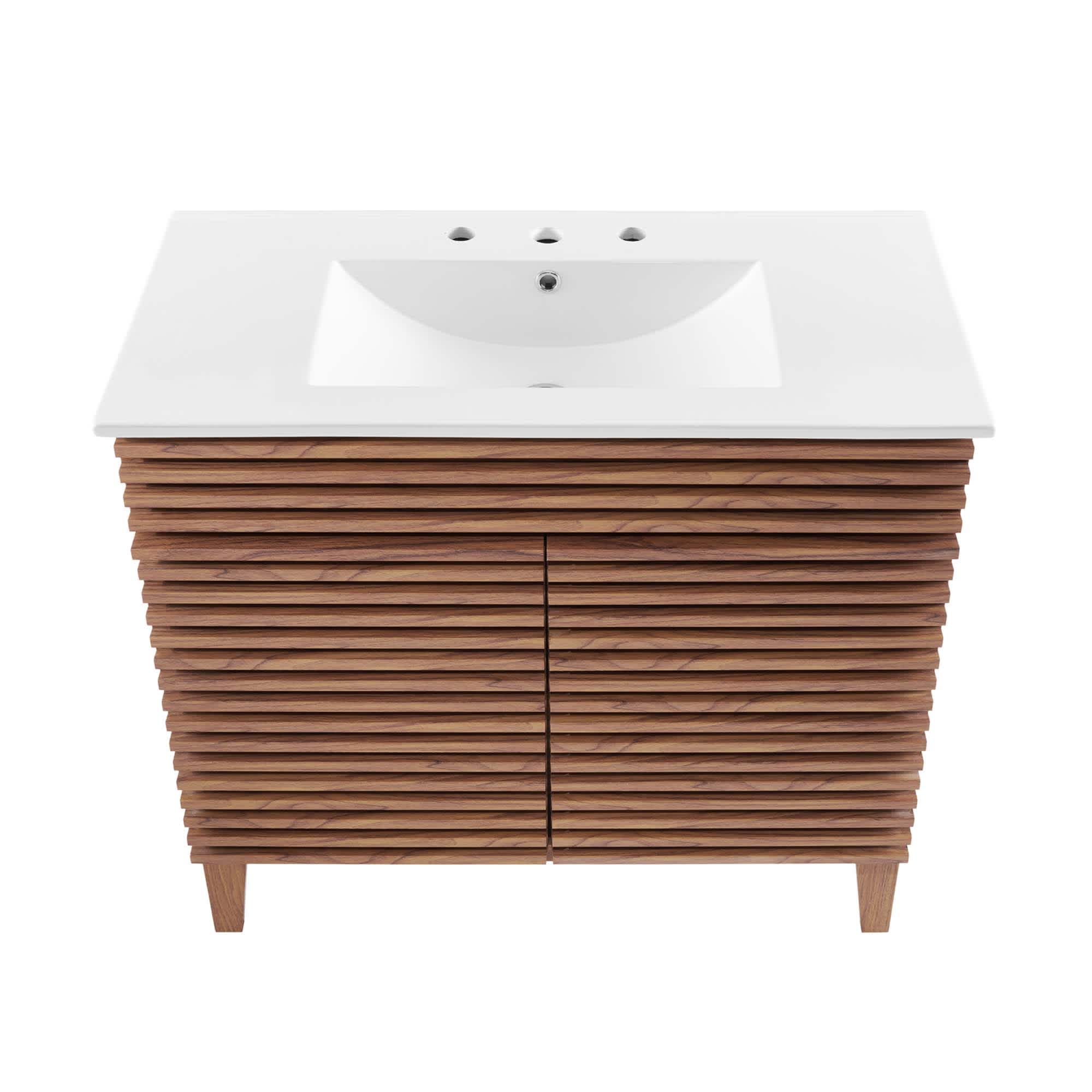 Modway EEI-4437-WAL-WHI Bath-Vanity-Combo - View #9