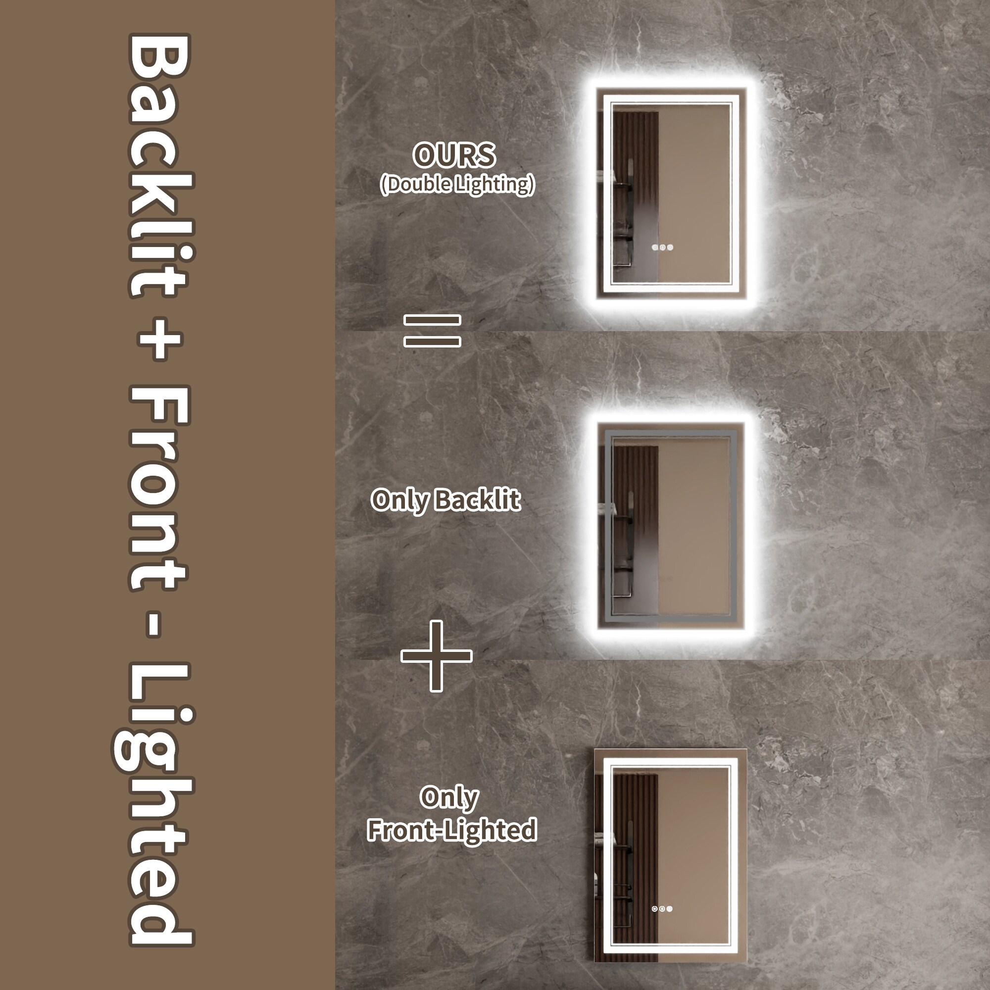 Bayfeve BFXB-1S2028-MIR Framed-Bath-Mirrors - View #7