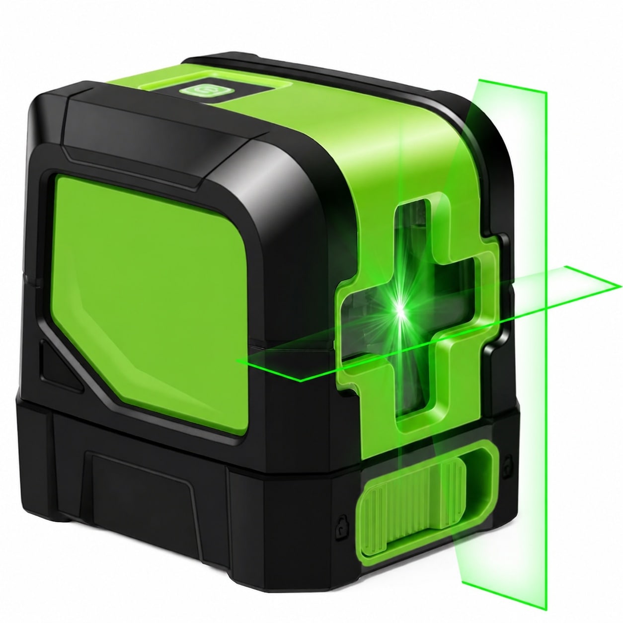 Linder Group Inc Self Leveling Green Cross Line Laser Level 100Ft with 360 Degree Magnetic Base for Picture Hanging Tile Decoration and DIY Construction Indoor #L3TR3TMB