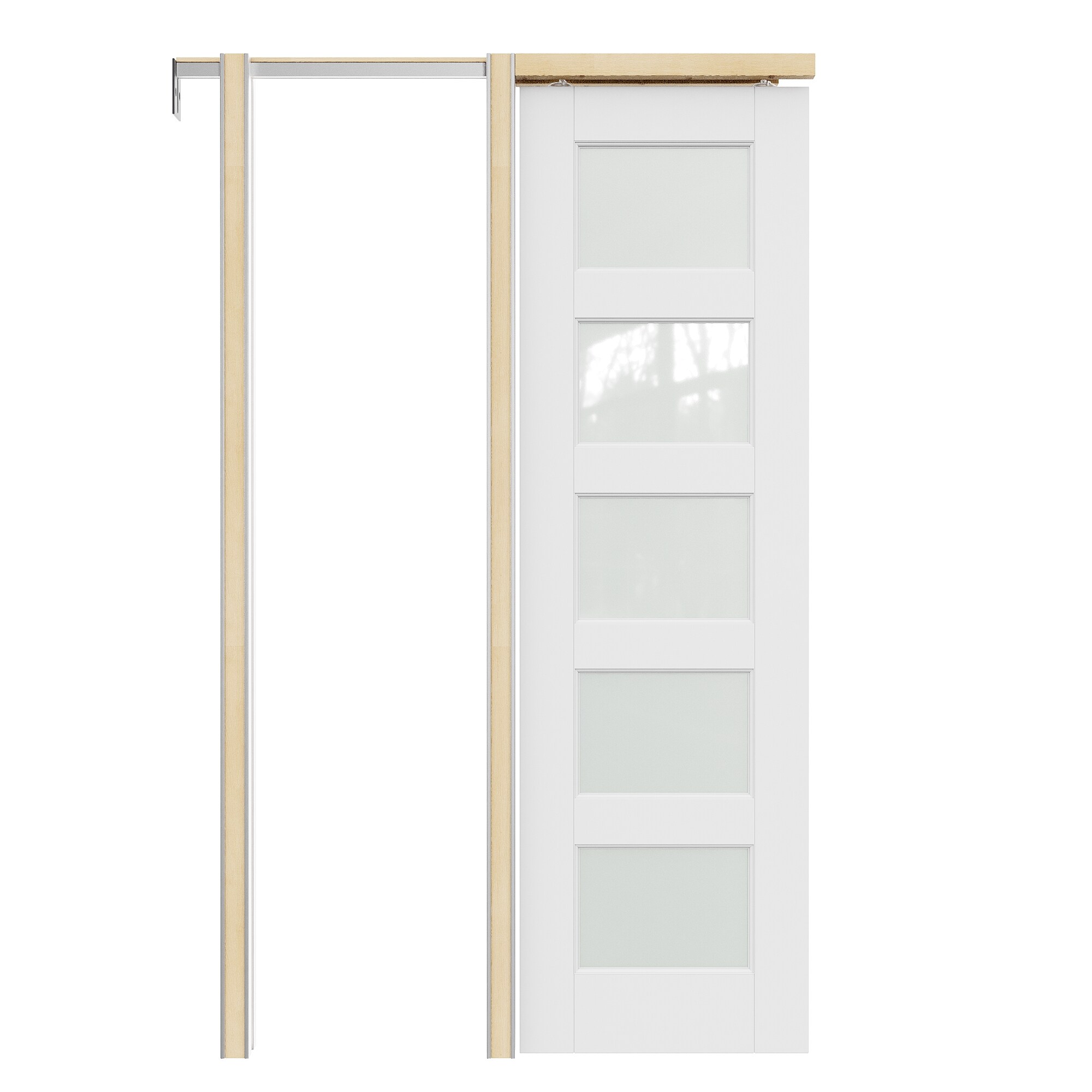 Eclisse Pocket Door Frame with Pocket Door Frame (For Common Size: 28-in x 96-in Door Slab)