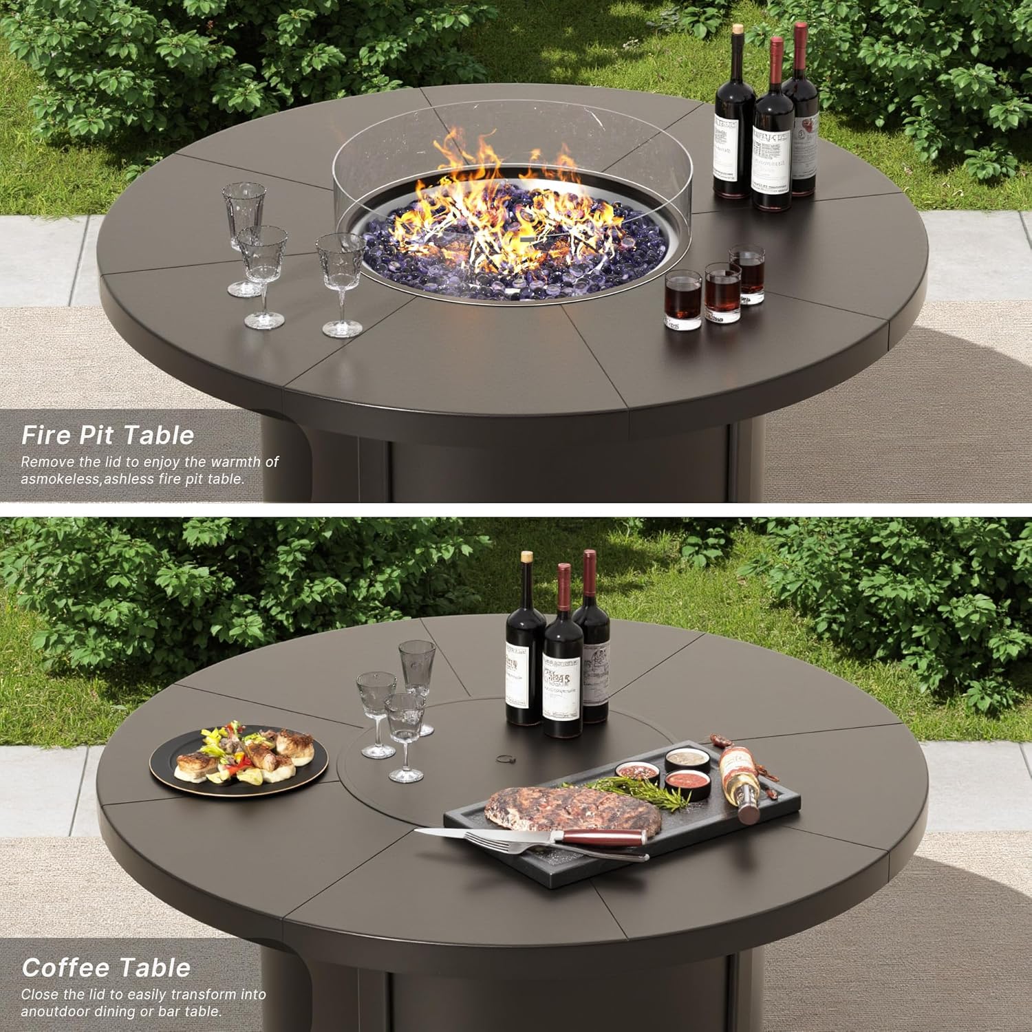 ALAULM LS-6YUAN-GREY Patio-Conversation-Sets - View #5