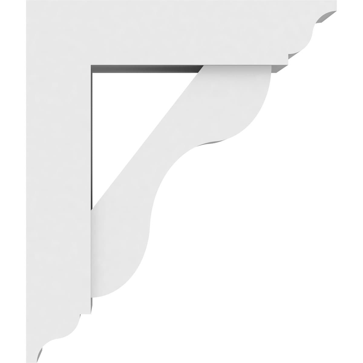 Ekena Millwork BKTP05X12X14CAR01 Exterior-Brackets-Braces - View #3