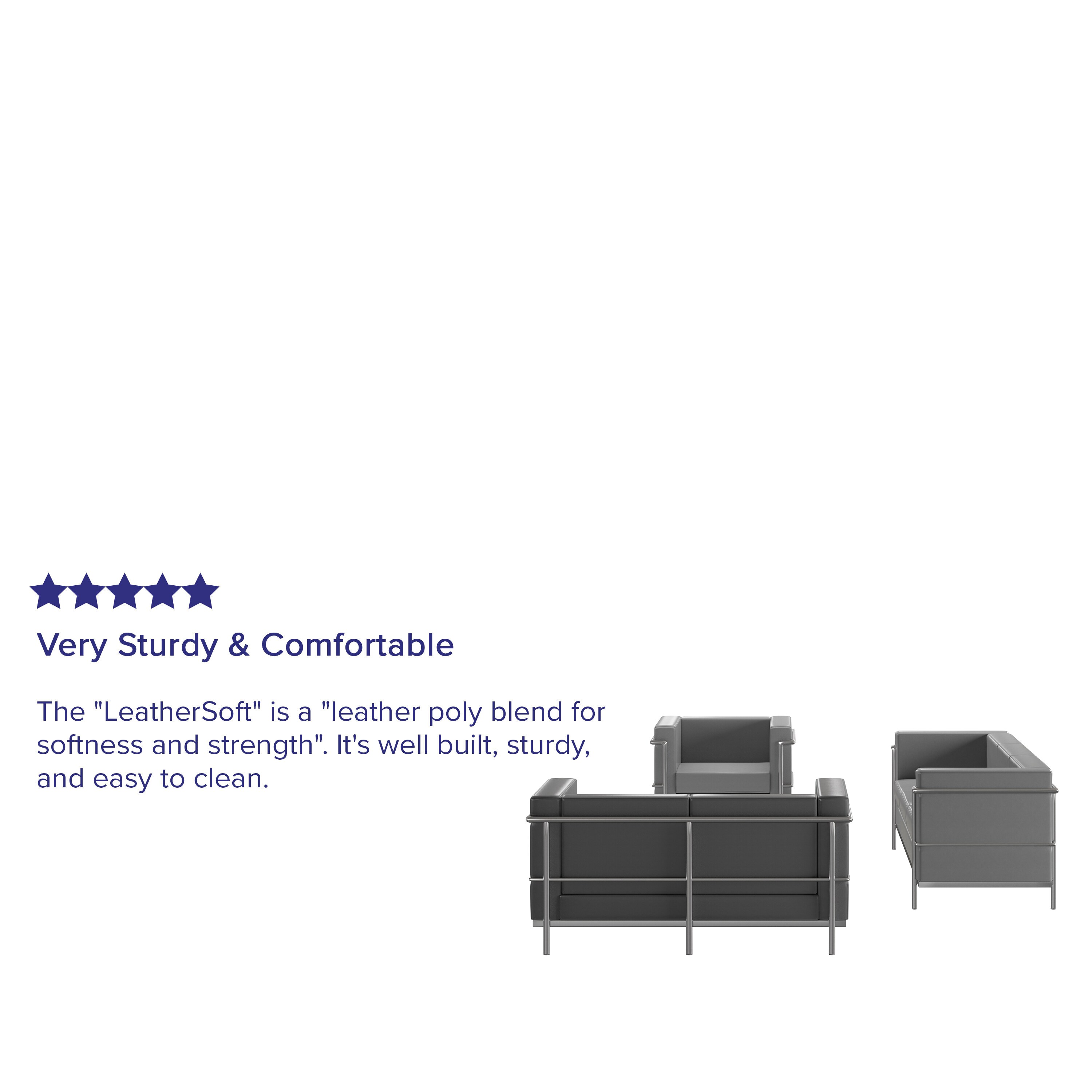 Flash Furniture 889142623663 Living-Room-Sets - View #4
