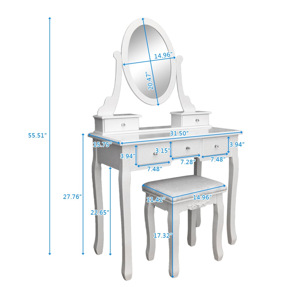 Winado 951236181912 Bedroom-Vanities - View #6