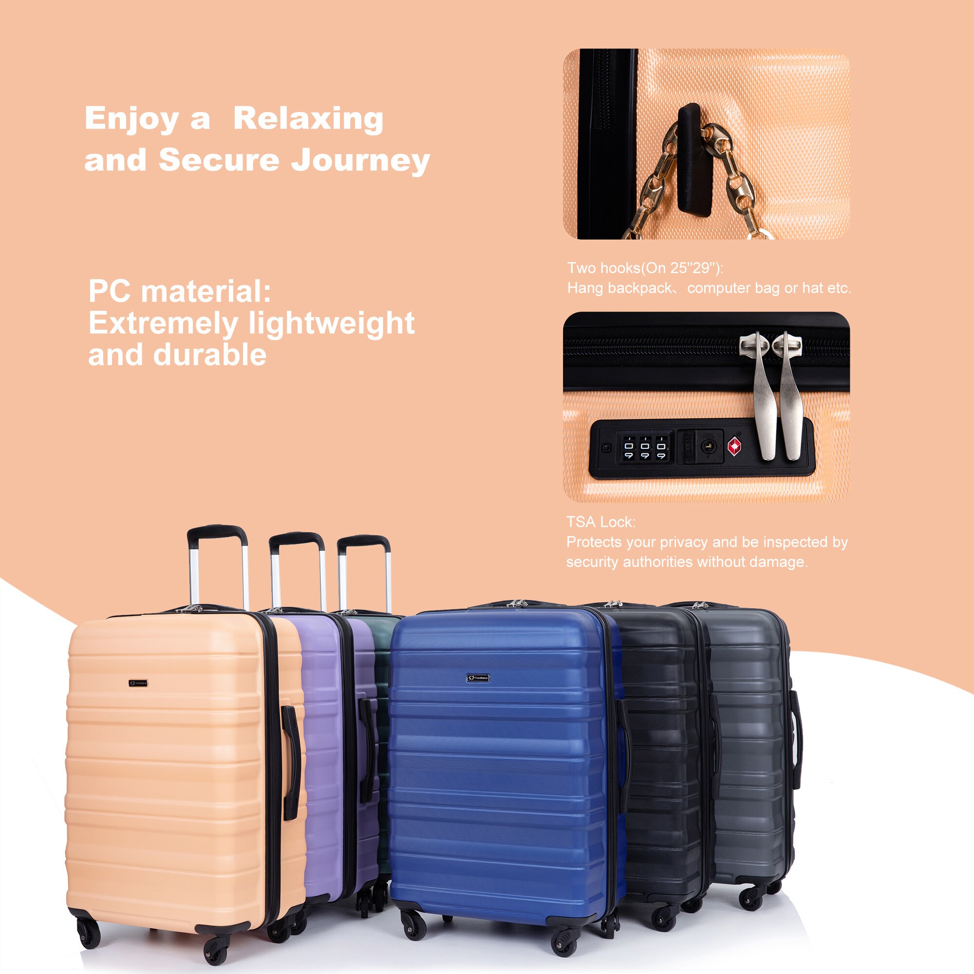 SINOFURN SYD9400023OR Luggage-And-Luggage-Sets - View #8