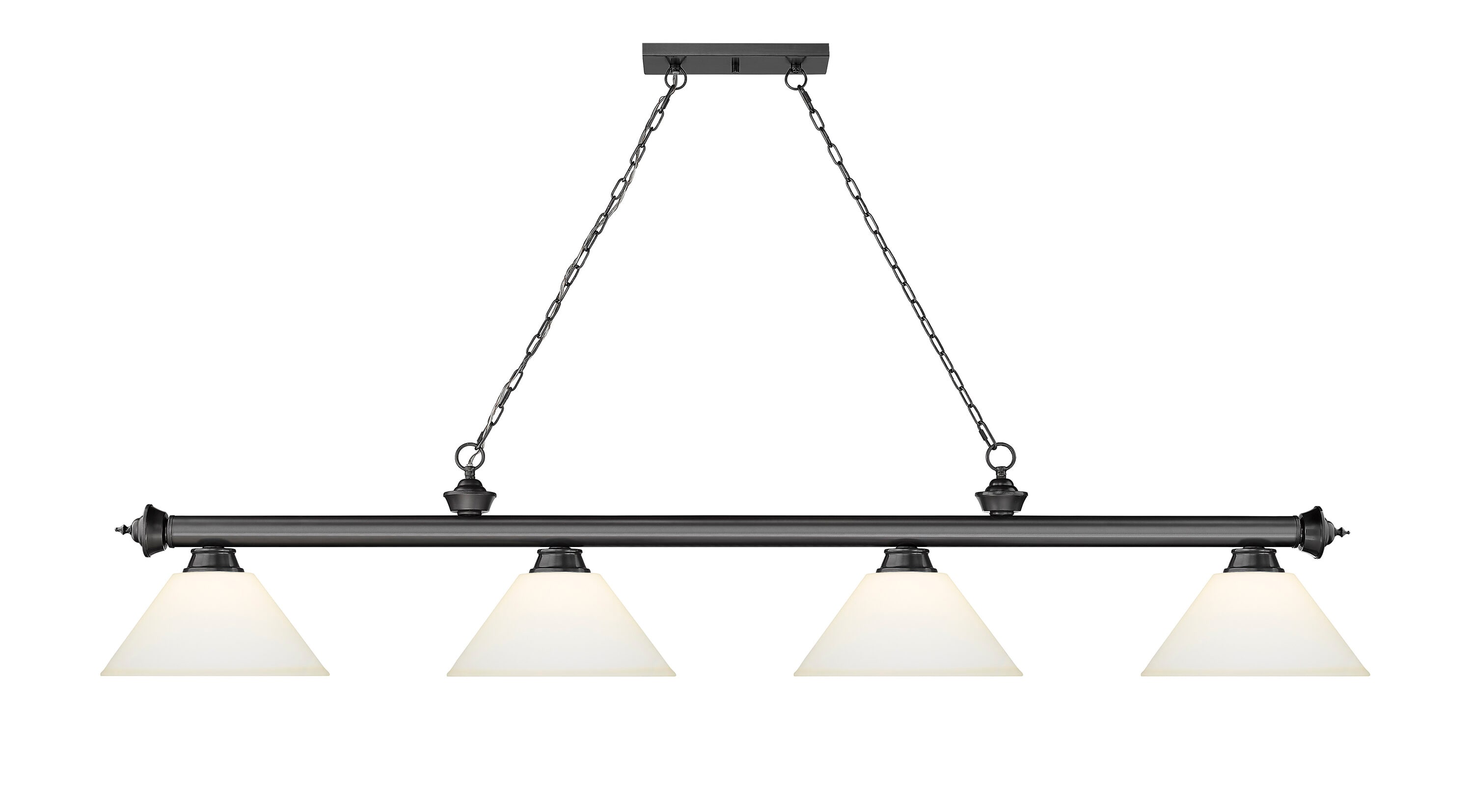 Z-Lite 2306-4BP-AMO14 Pool-Table-Lighting - View #2