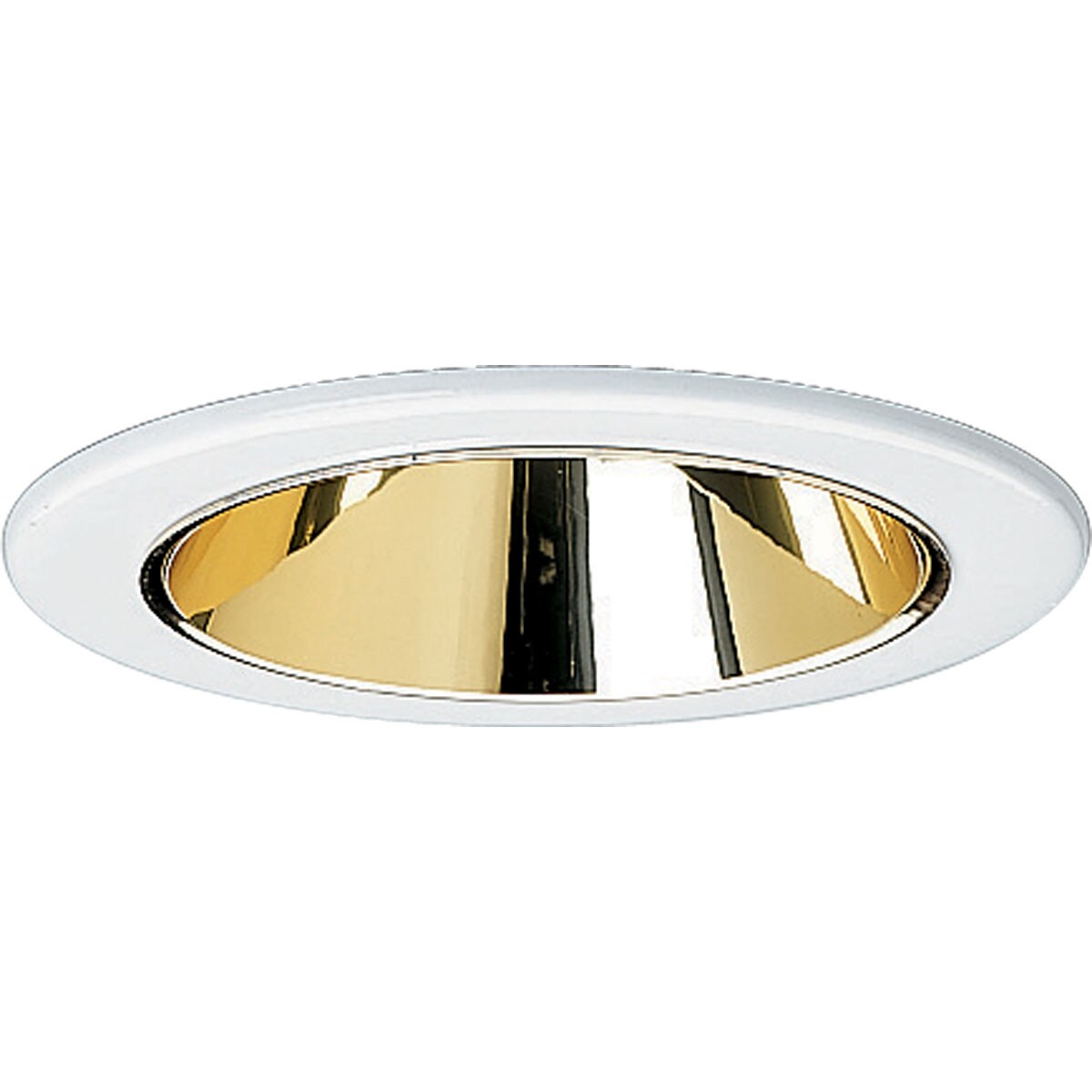 Progress Lighting P8043-22 Gold Alzak Reflector Recessed Light Trim (Fits Housing Diameter: 4-in)