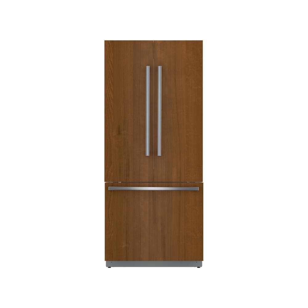 Bosch B36IT900NP Benchmark 19.4-cu ft Counter-depth Built-In French Door Refrigerator with Ice Maker (Custom Panel) ENERGY STAR