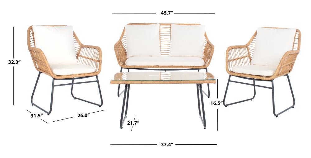 Safavieh PAT9005A Patio-Conversation-Sets - View #5
