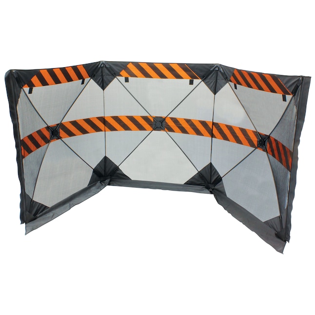GNE Black Safety Barricade Triangle Kit - Velcro Tabs, Easy Setup & Storage  in the Traffic Safety Equipment department at