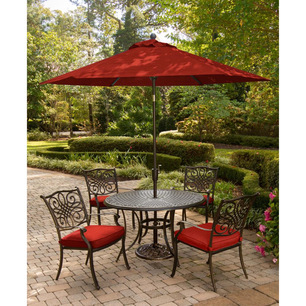 Hanover TRADITIONS5PC-SU-R Patio-Dining-Sets - View #9