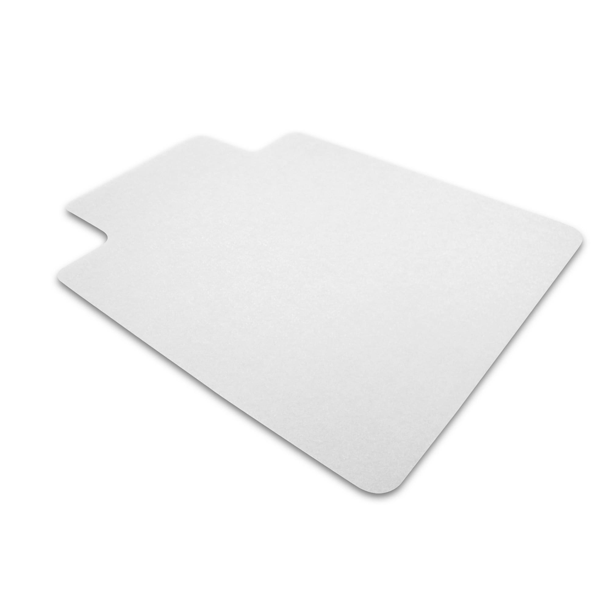 Evolve 4-ft x 5-ft Clear Rectangular Indoor Chair Mat in the Mats  department at