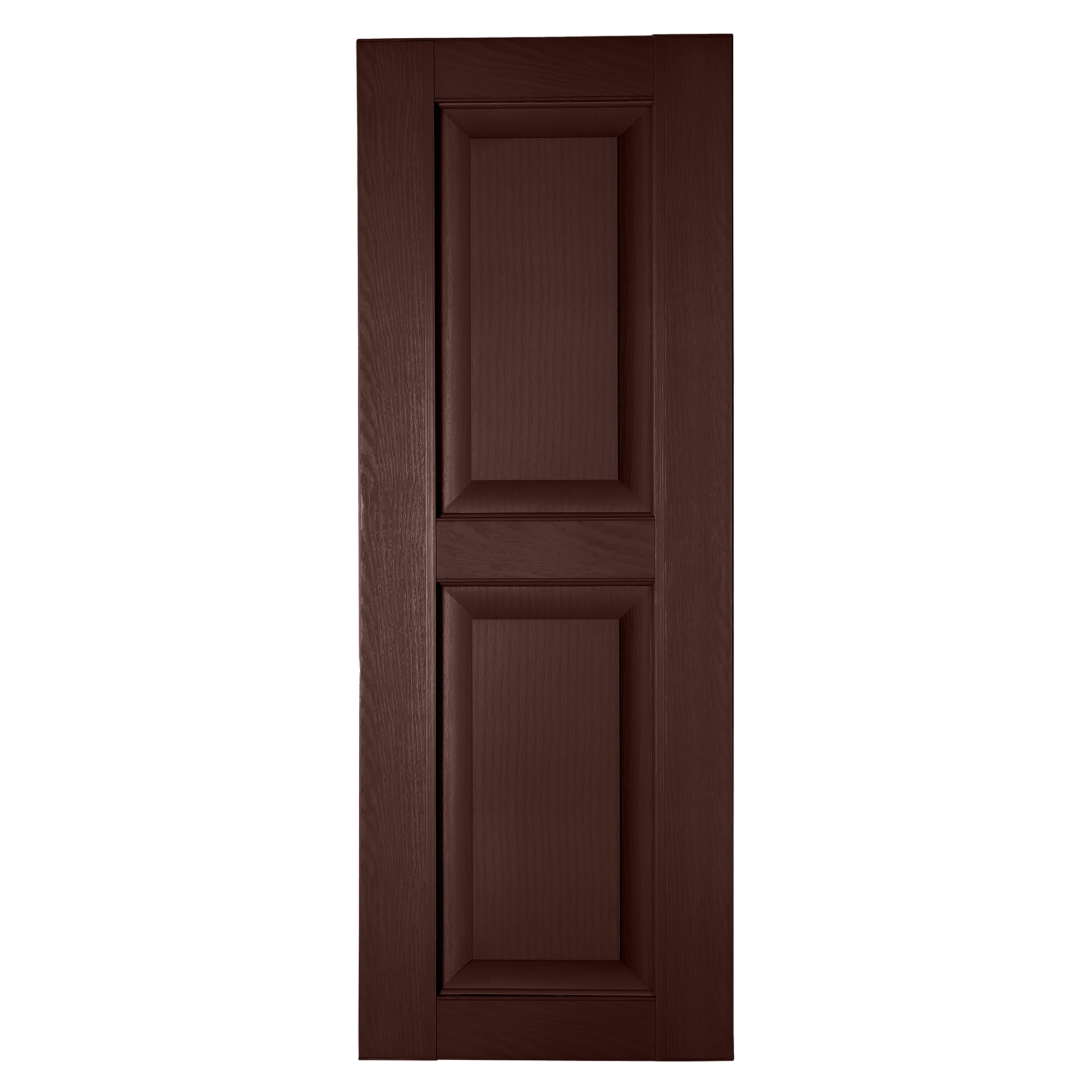 RELIABILT RP1882260 17.75-in W x 82-in H Burgundy Raised panel Polypropylene Exterior Shutters ( 2 -Pack )