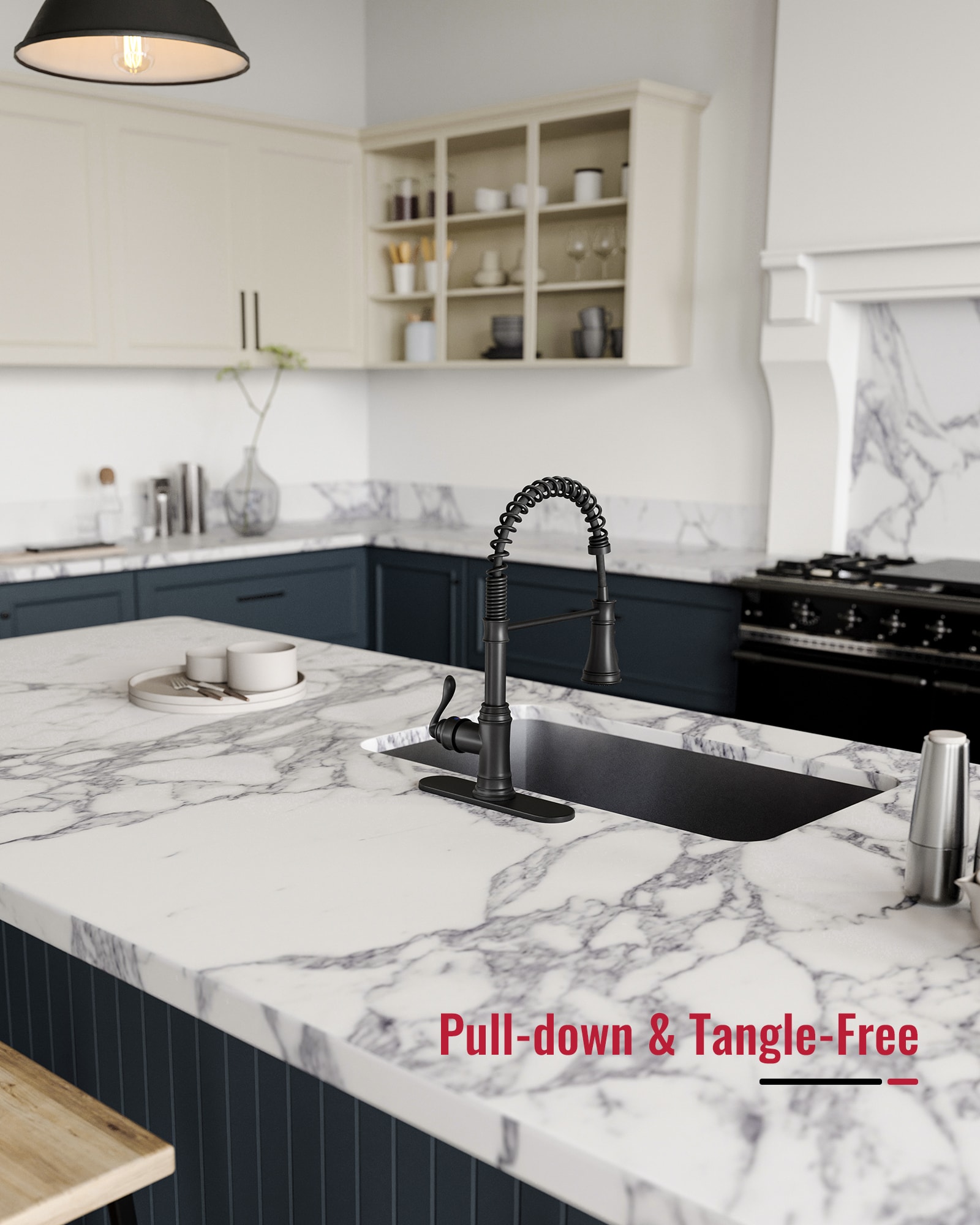 BWE A-94553-BLACK Kitchen-Faucets - View #8