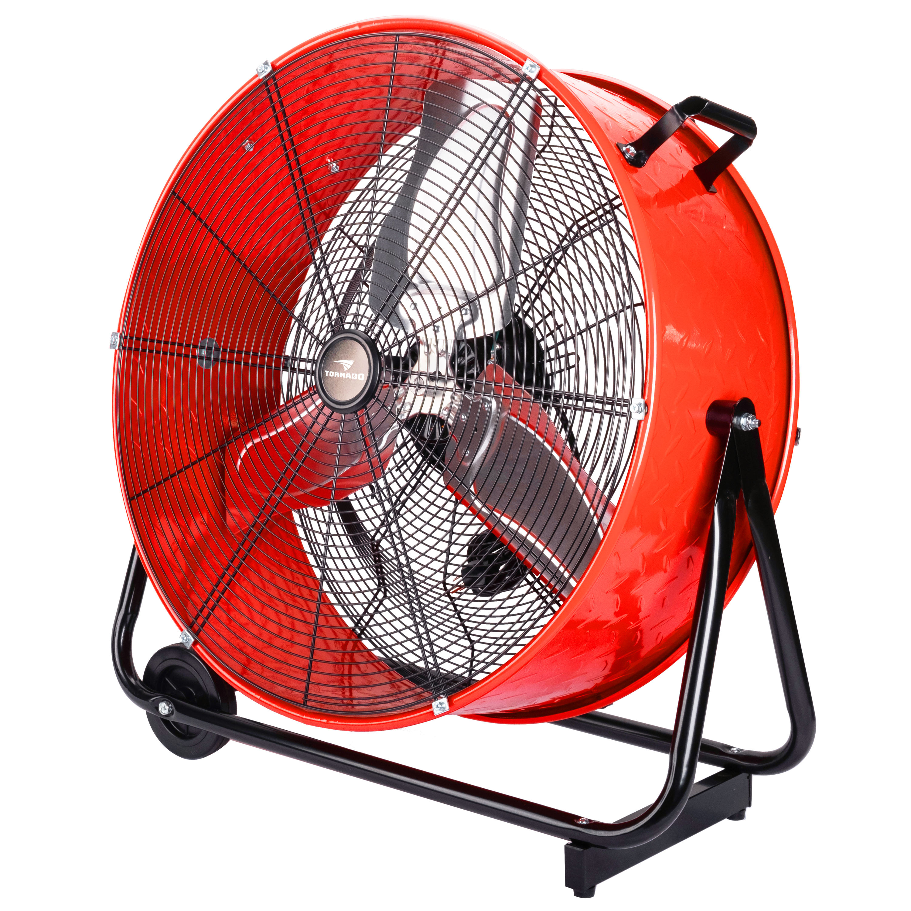 Tornado Fans 24-in 3-Speed Indoor Red/Black Floor Fan in the Portable ...