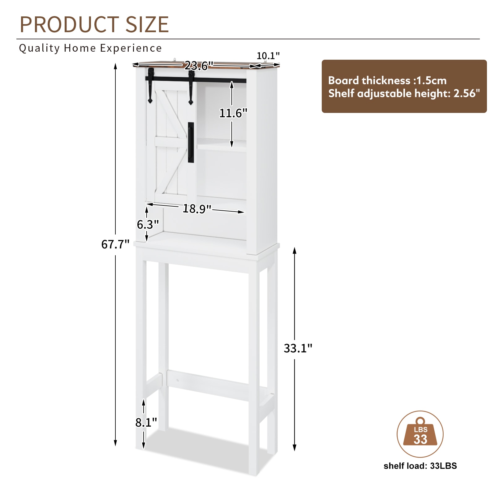 AOXUN H22007WH etageres - View #7