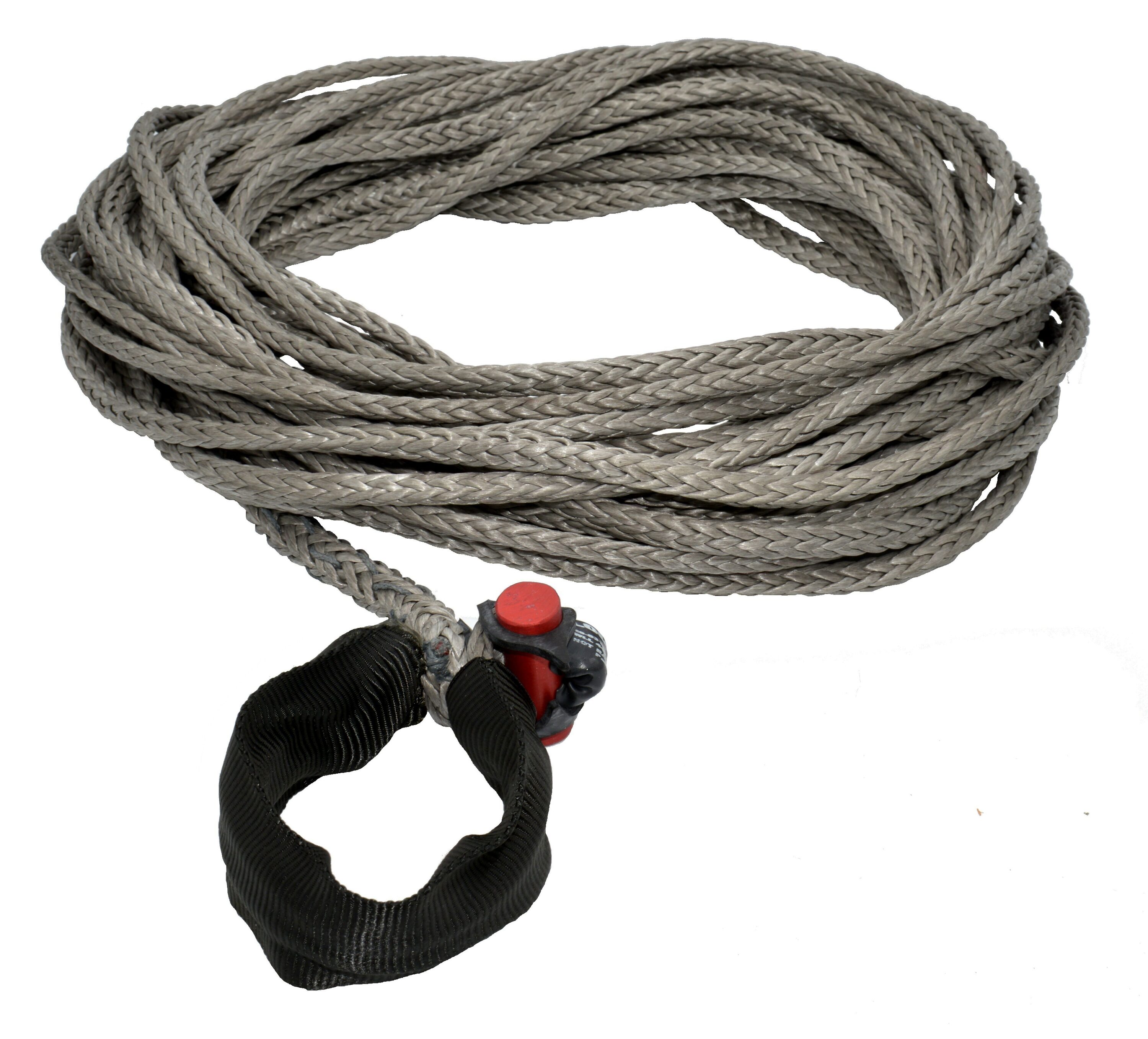 WOLFSTORM 1/2x100ft Synthetic Winch Rope Winch Line Cable w/Winch Hook for  Truck SUV Jeep