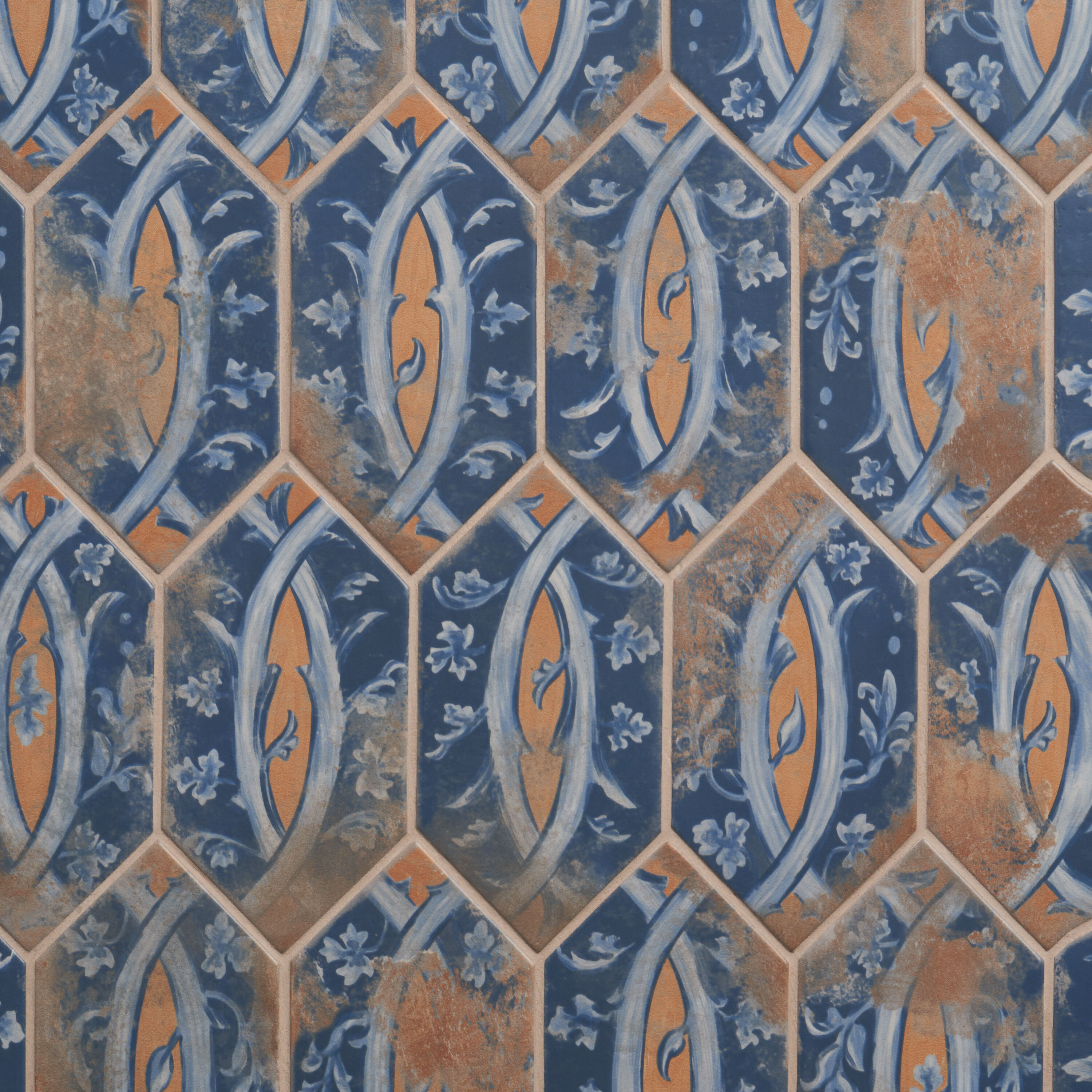 Artmore Tile Kasbah Medina Multicolor 4-in x 8-in Matte Porcelain Diamond Floor and Wall Tile ( 3.53-sq ft Carton )