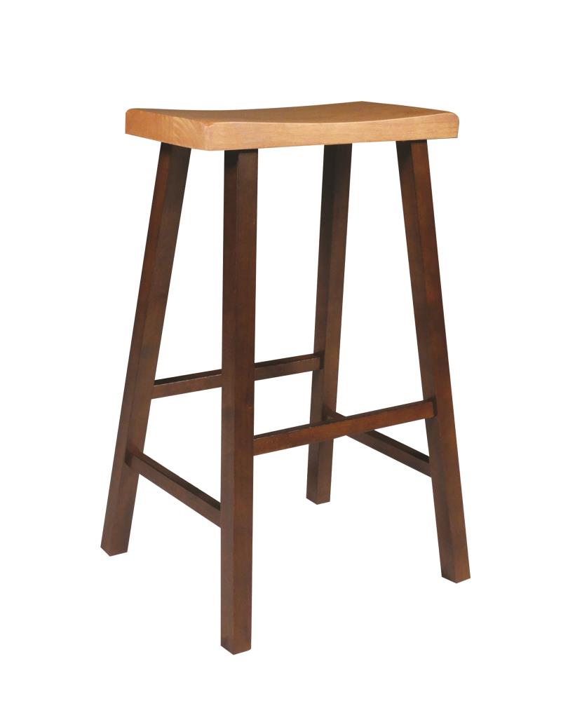 International Concepts Cinnamon/Espresso Bar Height Bar Stool at Lowes.com