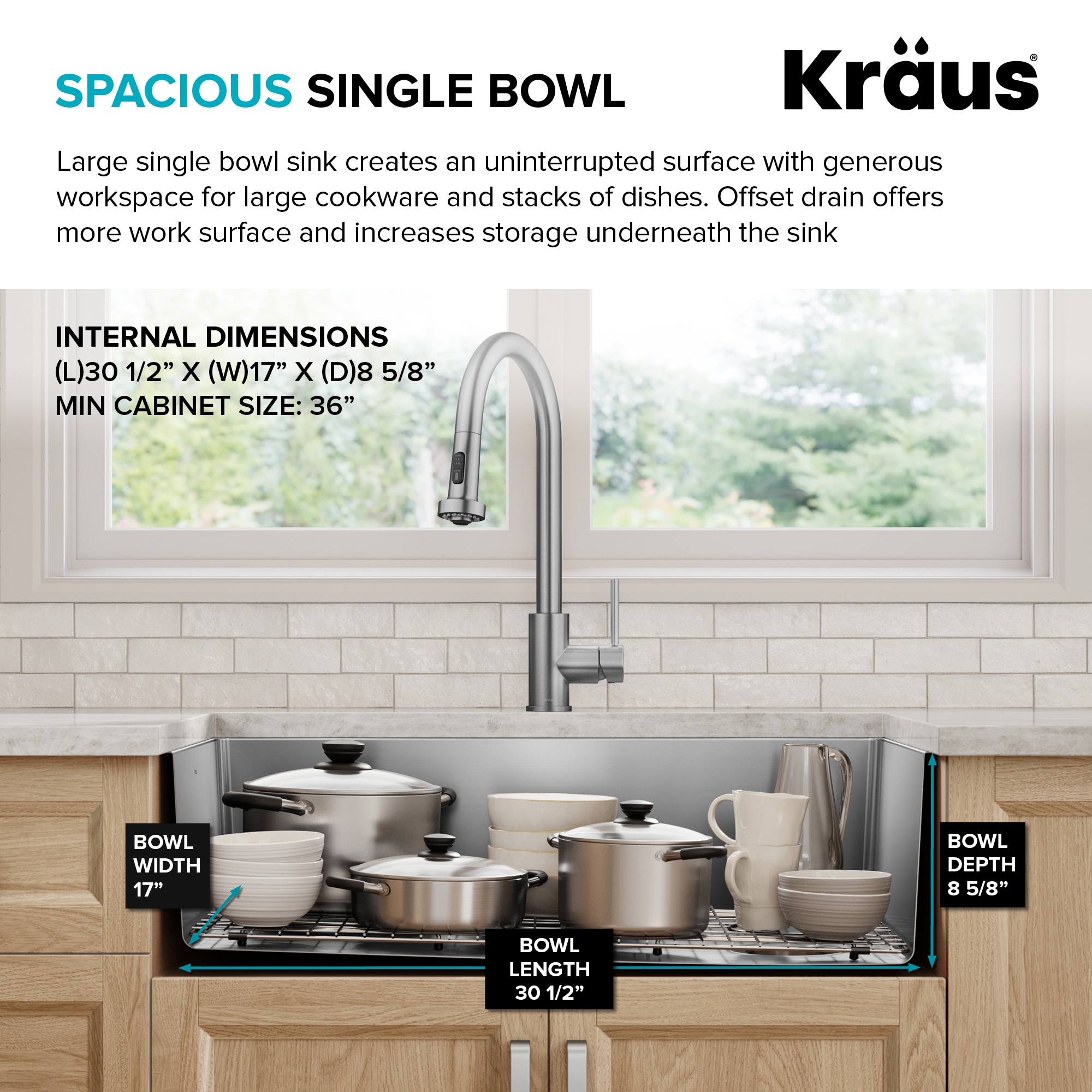 Kraus KHU640-33 Kitchen-Sinks - View #8