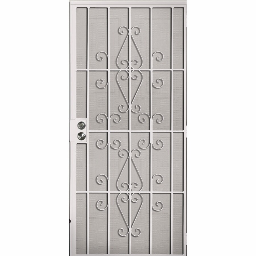 Gatehouse Achilles 36-in X 81-in White Steel Surface Mount Security ...