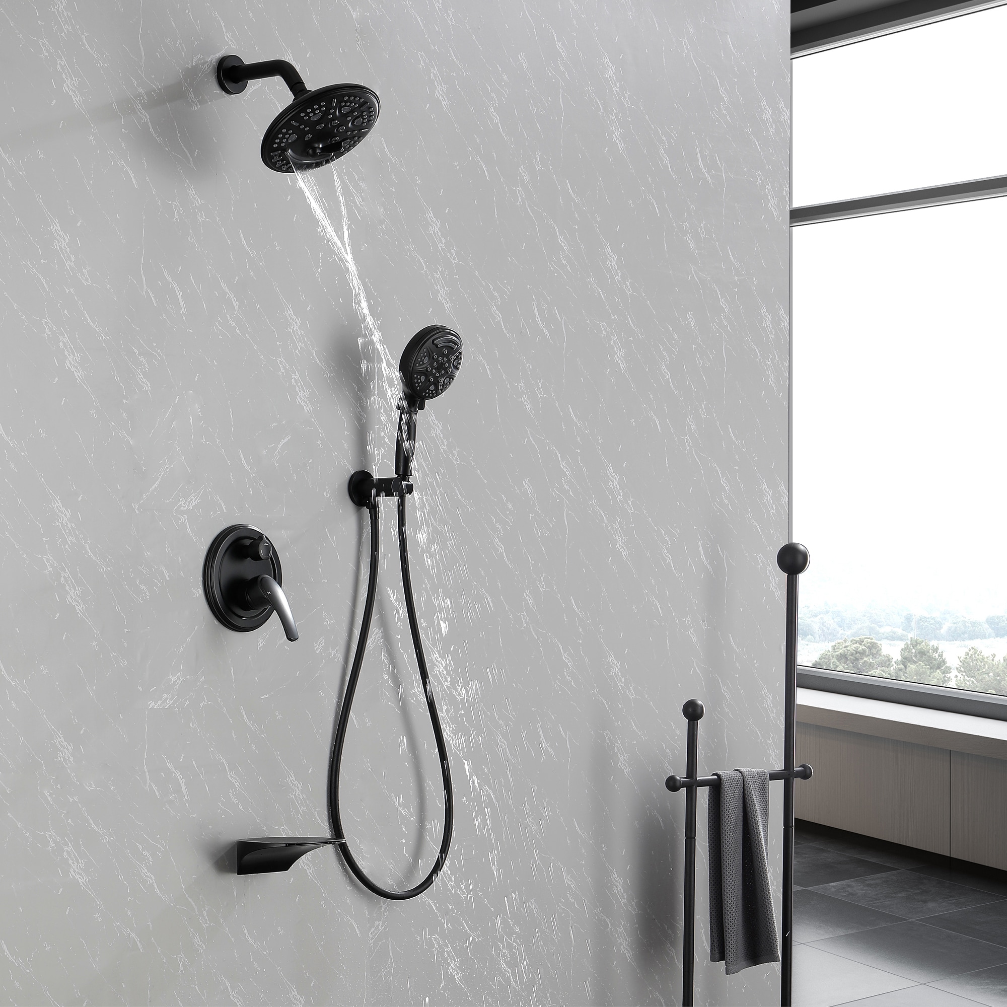Poinic CFA-MB-88045 Showerhead-Bar-Panels - View #3