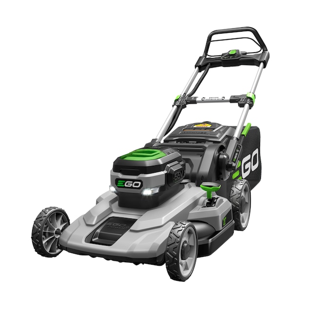 EGO POWER+ 56-volt 21-in Cordless Push 5 Ah (Battery and Included) in the Cordless Electric Push Lawn Mowers department at Lowes.com