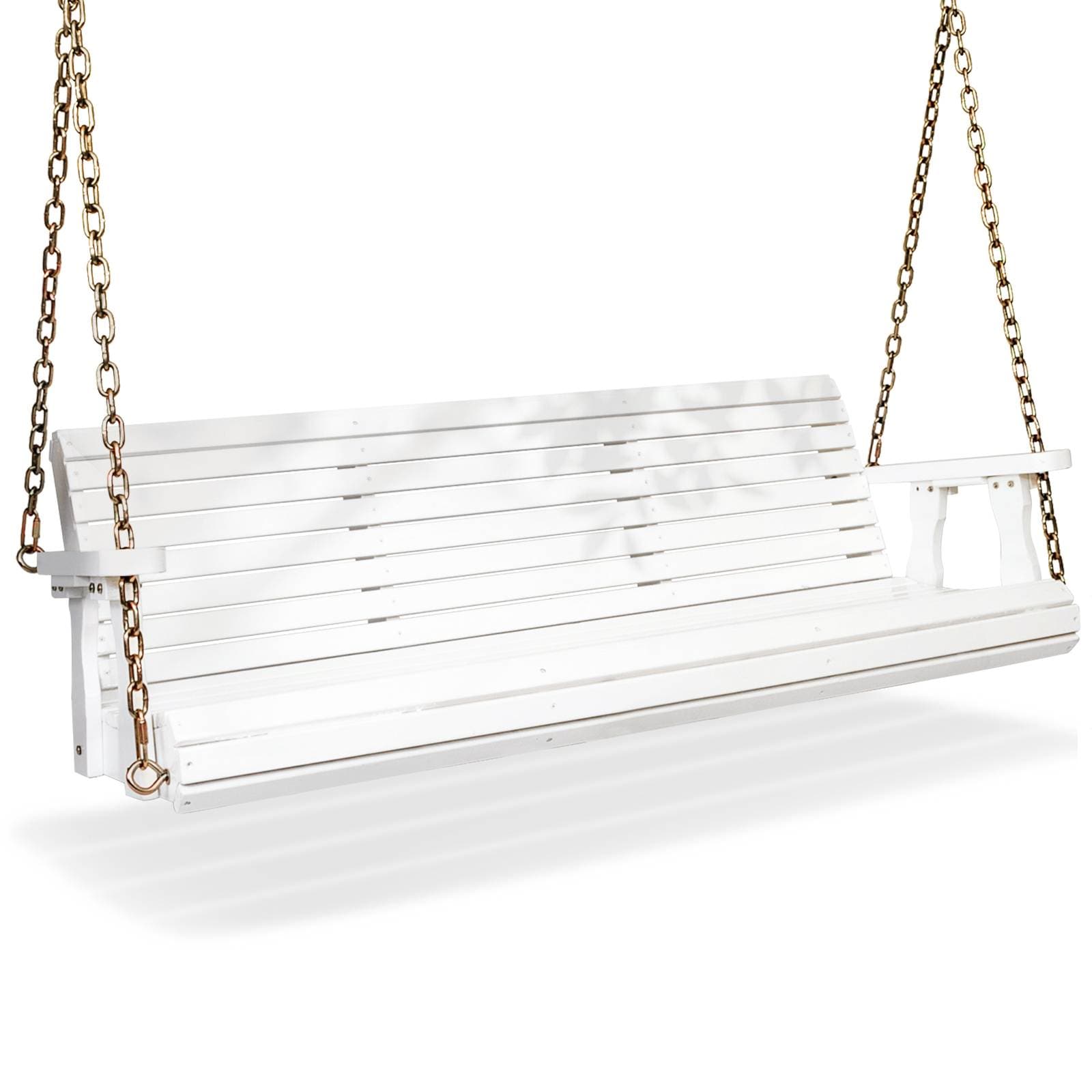 Outopee LO1G57000265 Wood swing 3 -person White Outdoor Swing