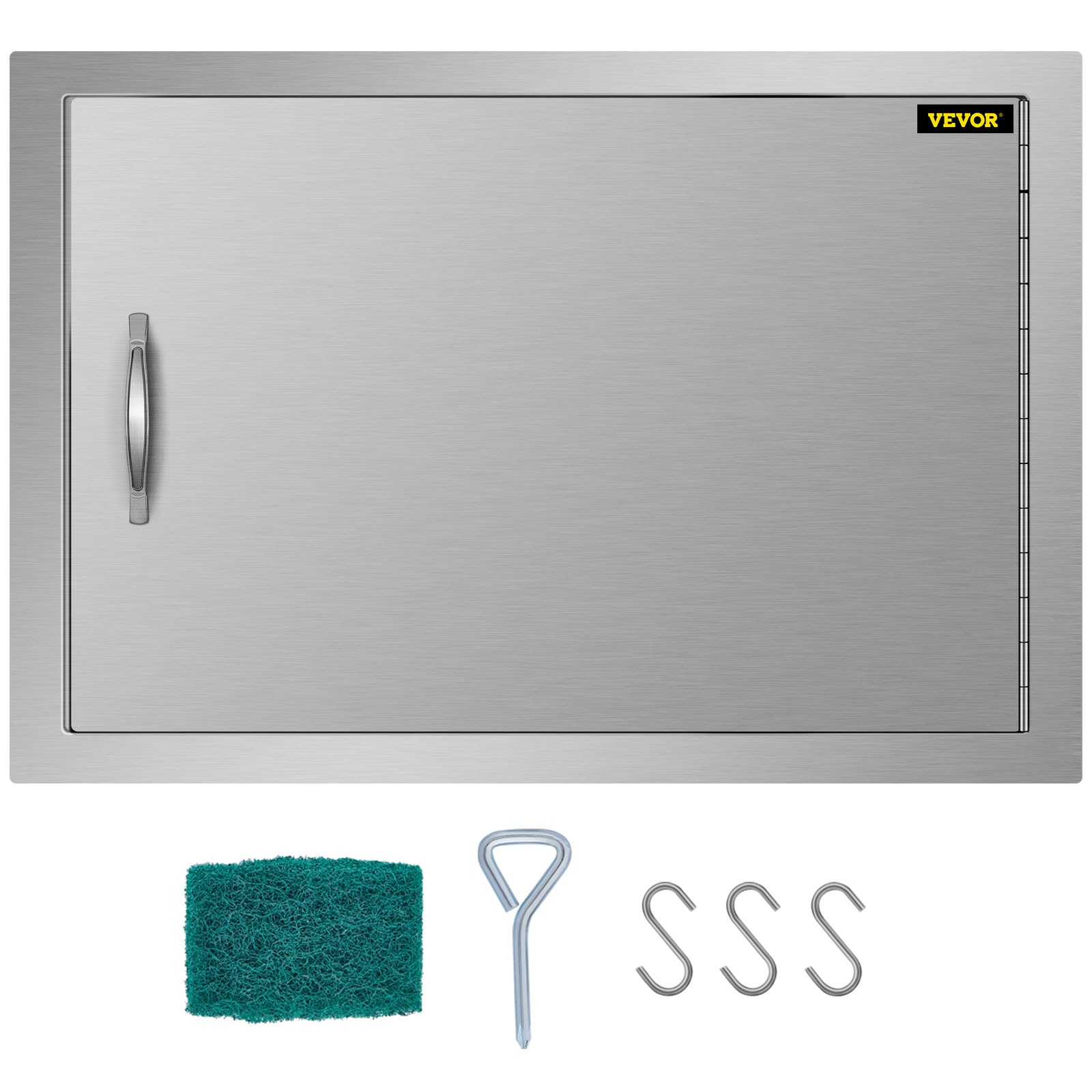 VEVOR 17X24YCSPCGM00001V0 24 x 17-IN Outdoor Kitchen Door 24-in W x 17-in H x 1.4-in D Built-In Grill Cabinet Single door