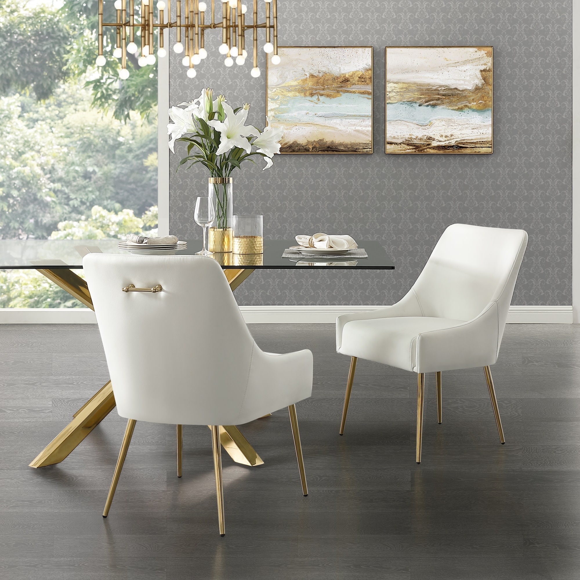 Inspired Home AD91-01WE2-LS Dining-Chairs - View #2