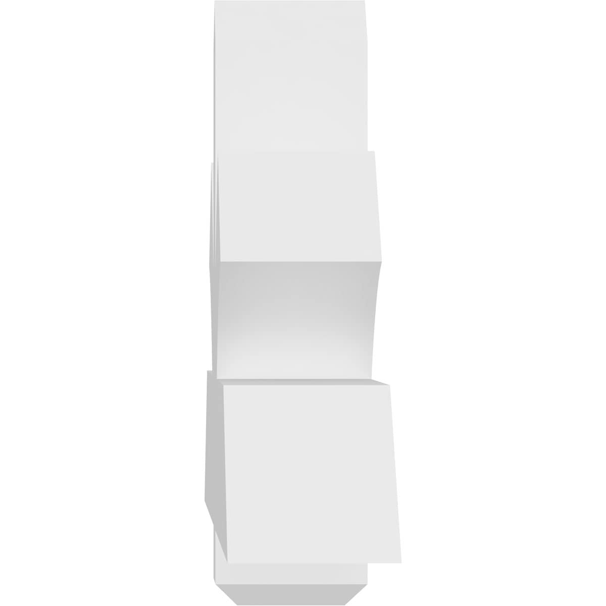 Ekena Millwork GBP072X21X0606RED00 Exterior-Brackets-Braces - View #3