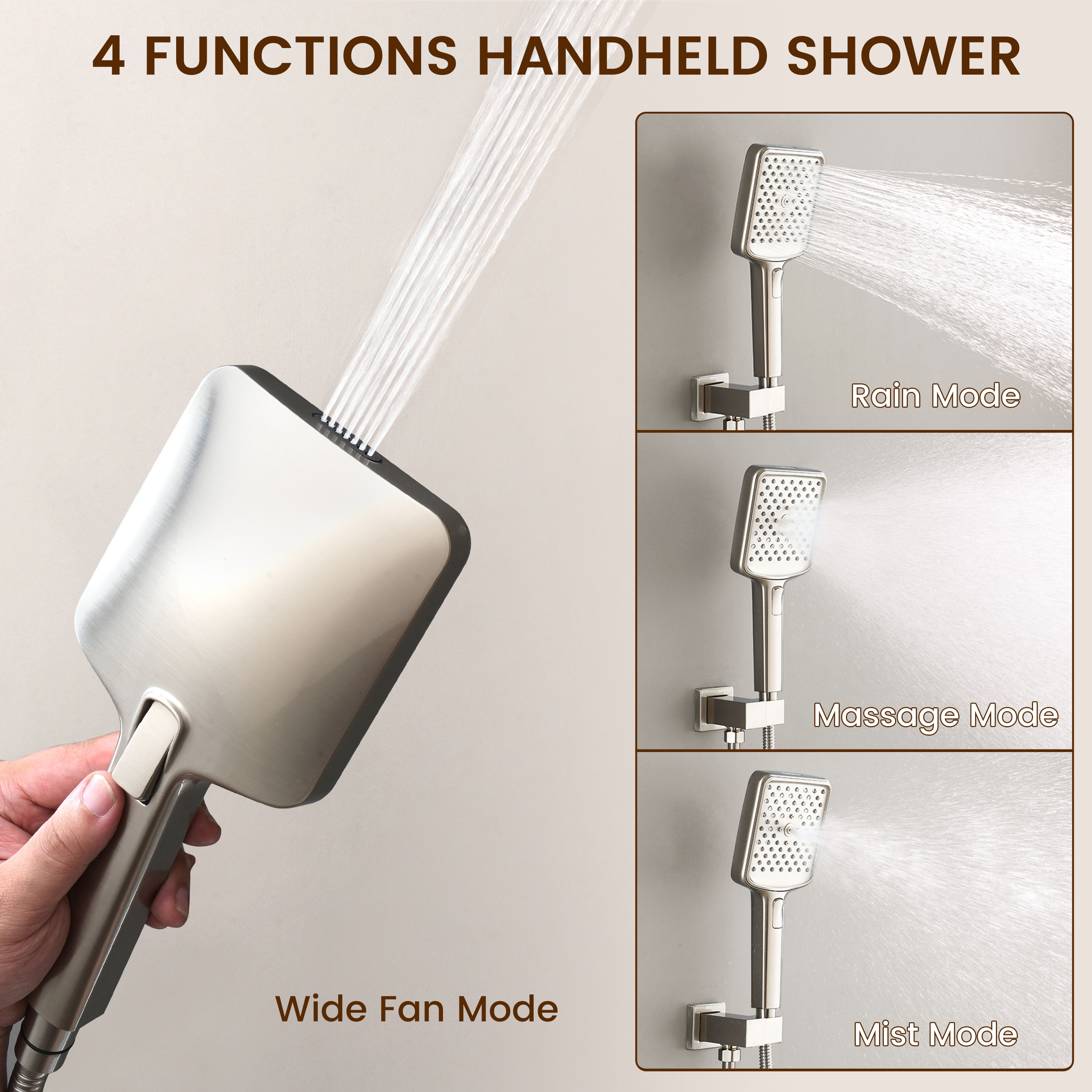 Mondawe OR-6001MB-DG Showerhead-Bar-Panels - View #6