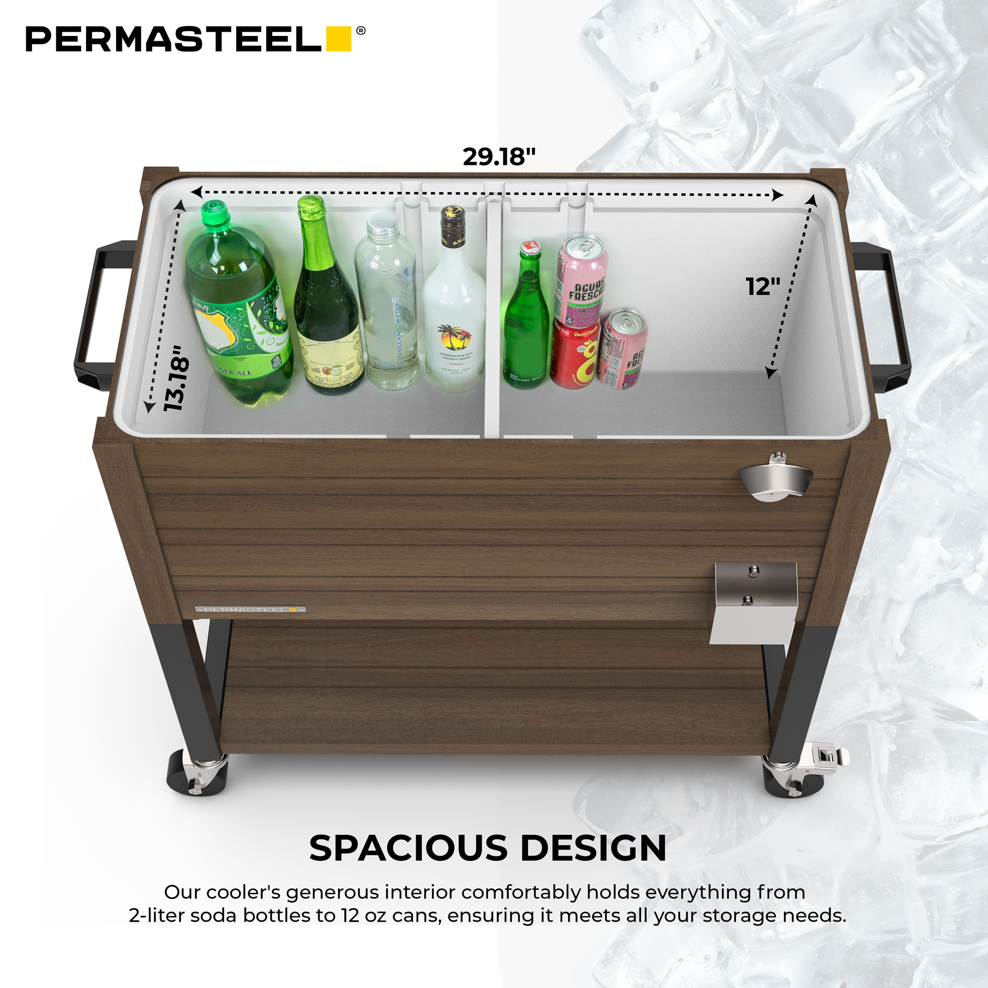 Permasteel LC-205D-BR Beverage-Coolers - View #9