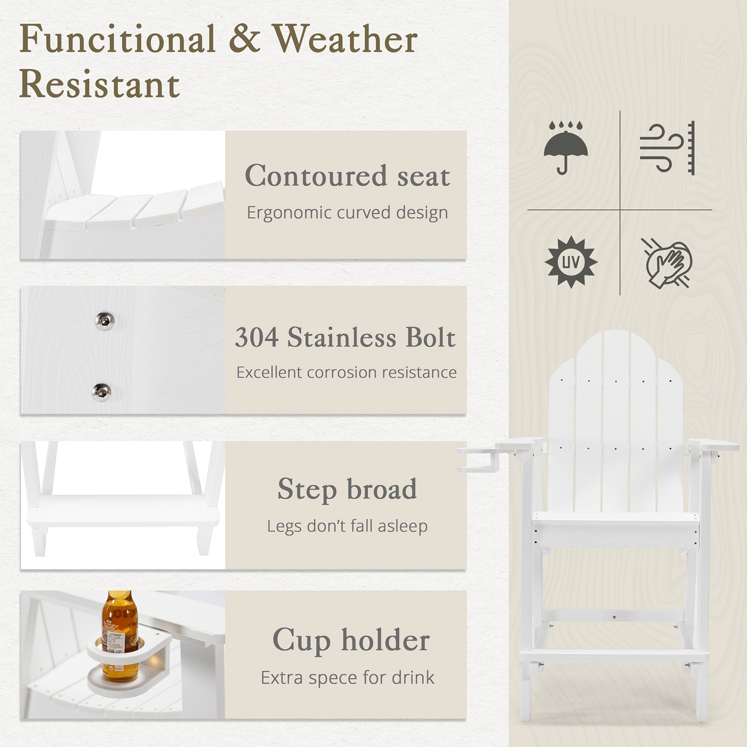 LUE BONA 2LB22PC0001-100LS Patio-Chairs - View #3