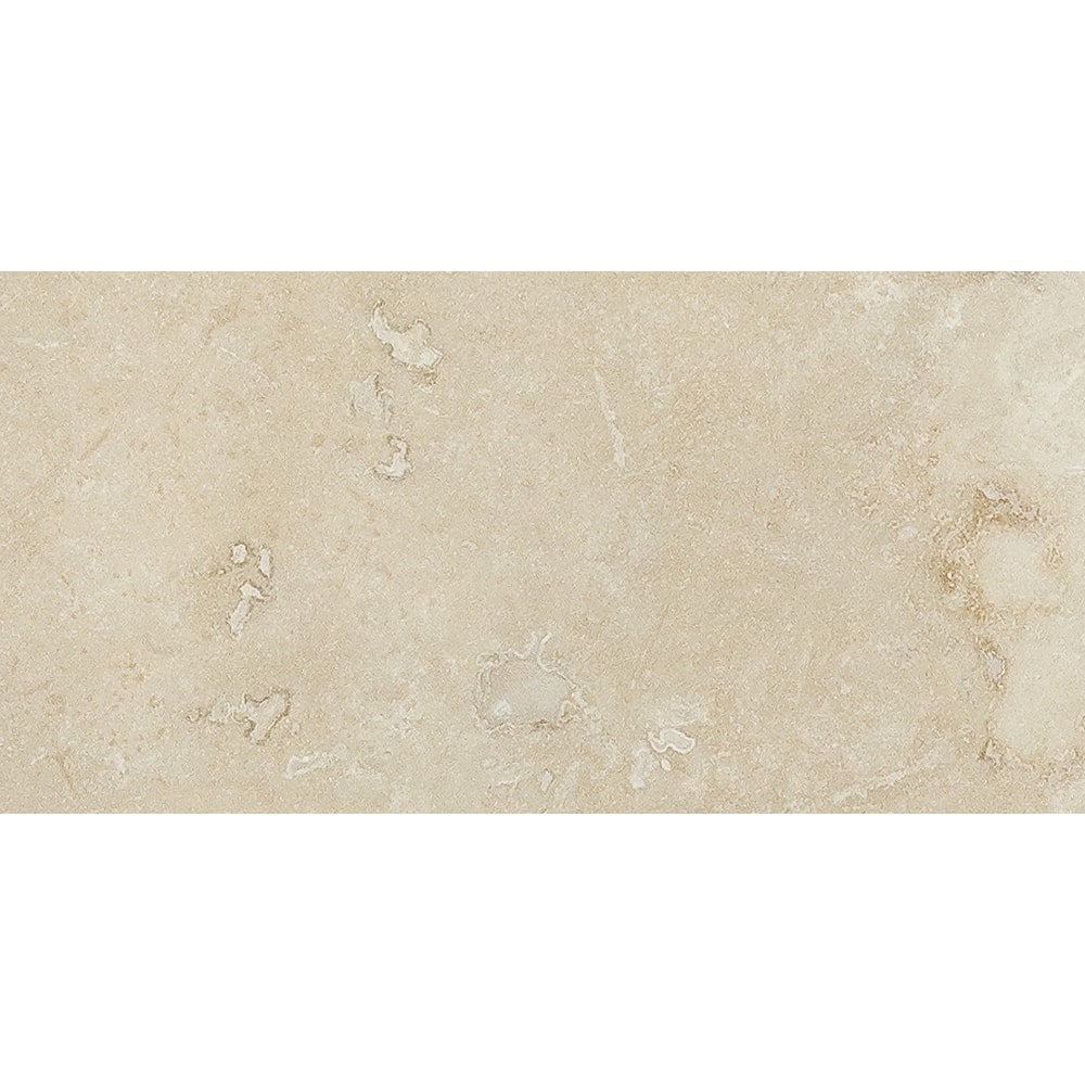 Marble Systems 100386 IVORY TRAVERTINE COLLECTION Ivory 3-in x 6-in Honed and Filled Natural Stone Marble Scale Floor and Wall Tile (6.6-sq. ft/ Carton)