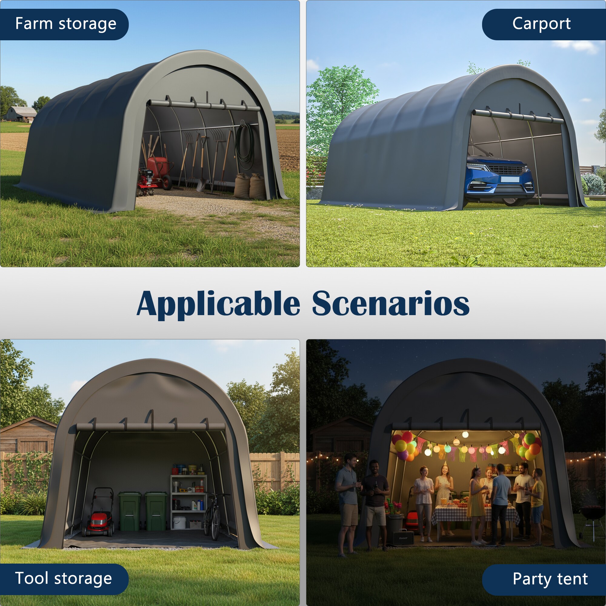 Justincity LJT0416OG24 Carport-Covers - View #5
